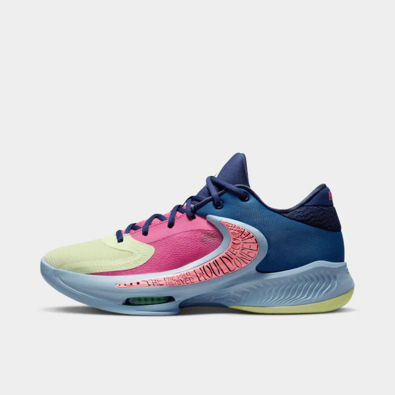 Nike Zoom Freak 4 NRG Dark Marina Blue / Barely Volt - Pink Gaze sold by JD Sports