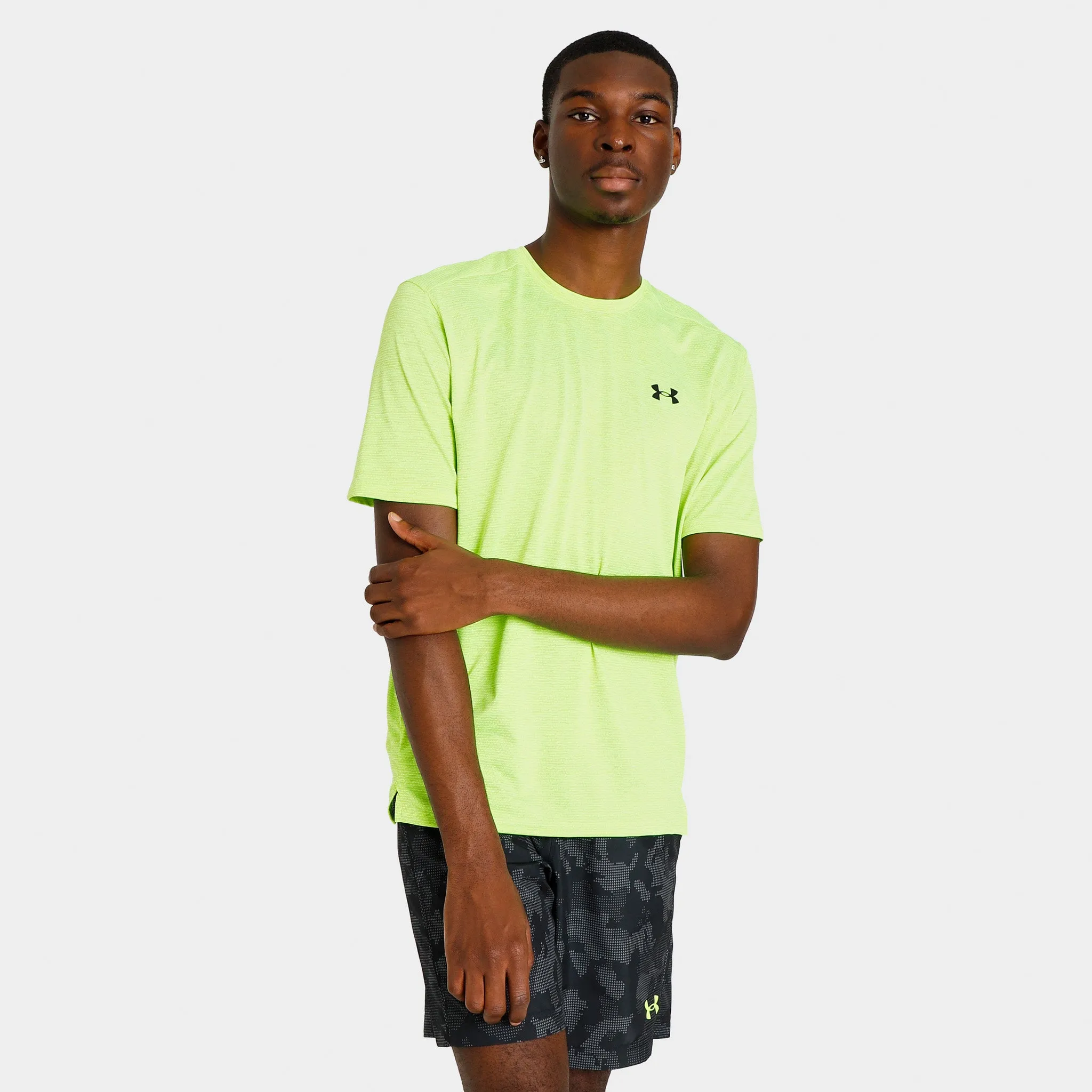 Under Armour Tech Vent T-shirt Lime Surge / Black sold by JD Sports