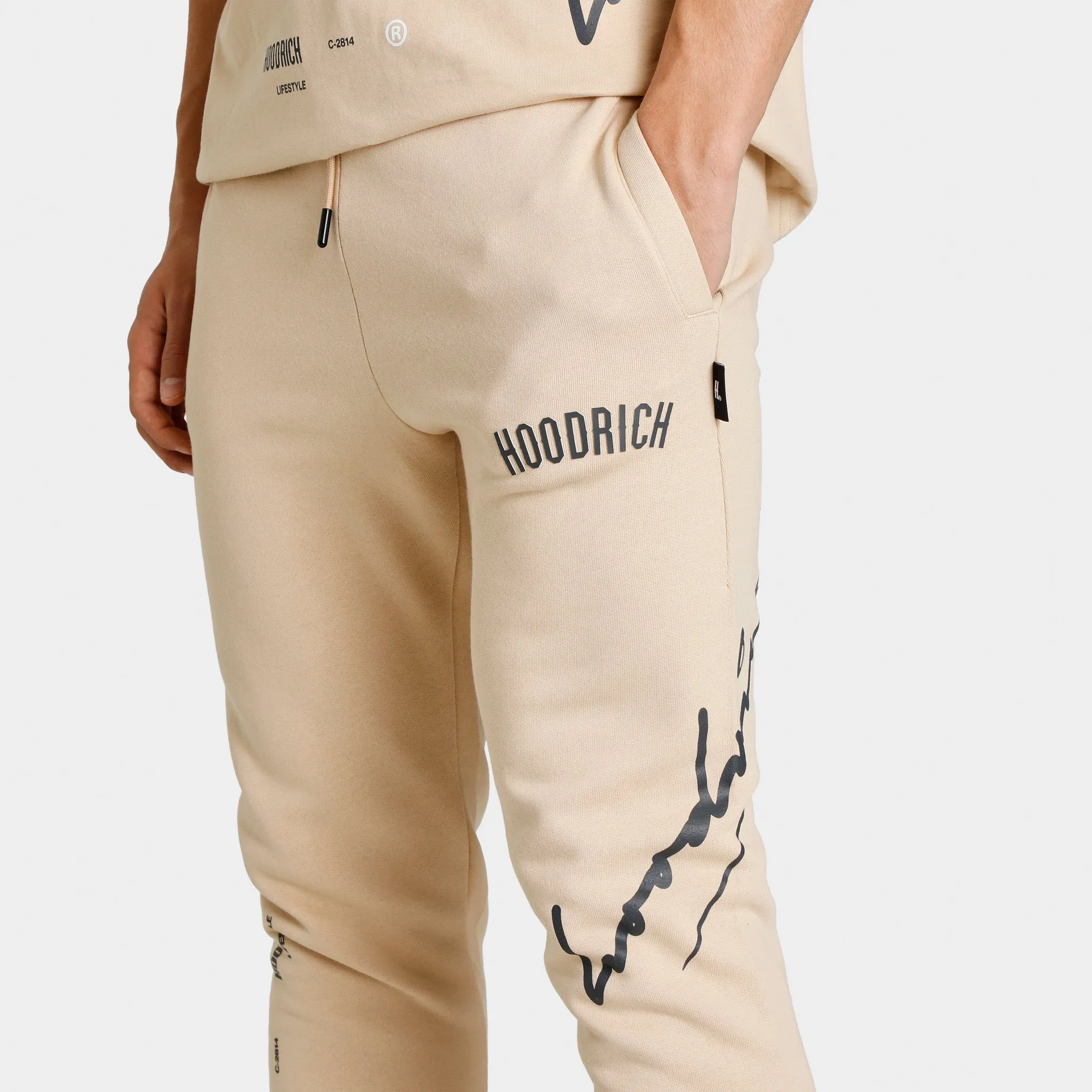 Hoodrich OG Tycoon Joggers Irish Cream / Iron Gate - White sold by JD Sports product image thumbnail 3