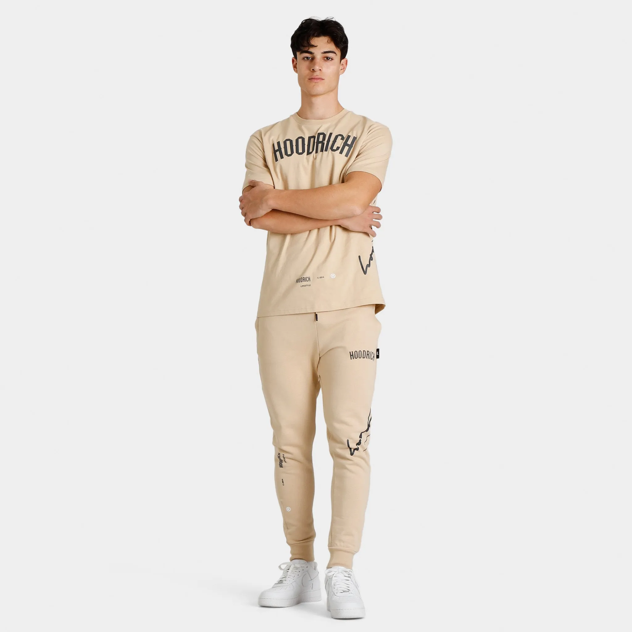 Hoodrich OG Tycoon Joggers Irish Cream / Iron Gate - White sold by JD Sports product image thumbnail 2