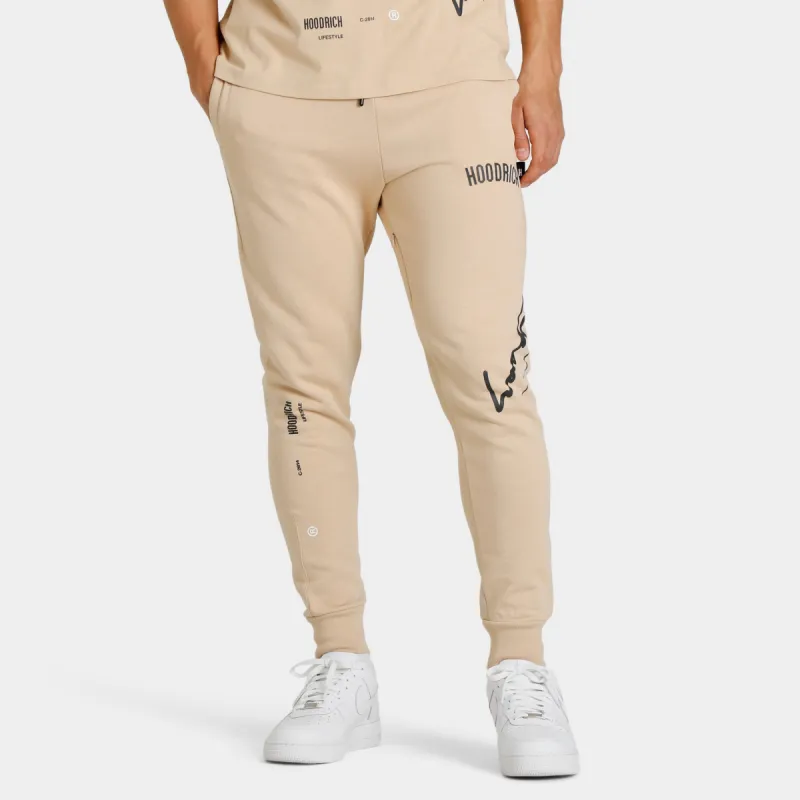 Hoodrich OG Tycoon Joggers Irish Cream / Iron Gate - White sold by JD Sports