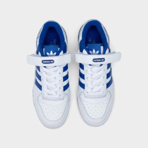 adidas Women's Forum Low Cloud White / Royal Blue - Cloud White sold by JD Sports