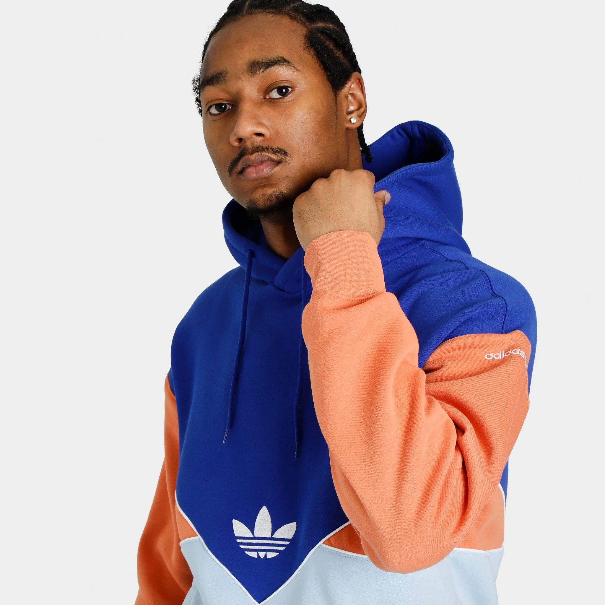 adidas Originals Adicolor Seasonal Archive Pullover Hoodie Semi Lucid Blue / Clear Sky - Hazy Copper sold by JD Sports product image thumbnail 5