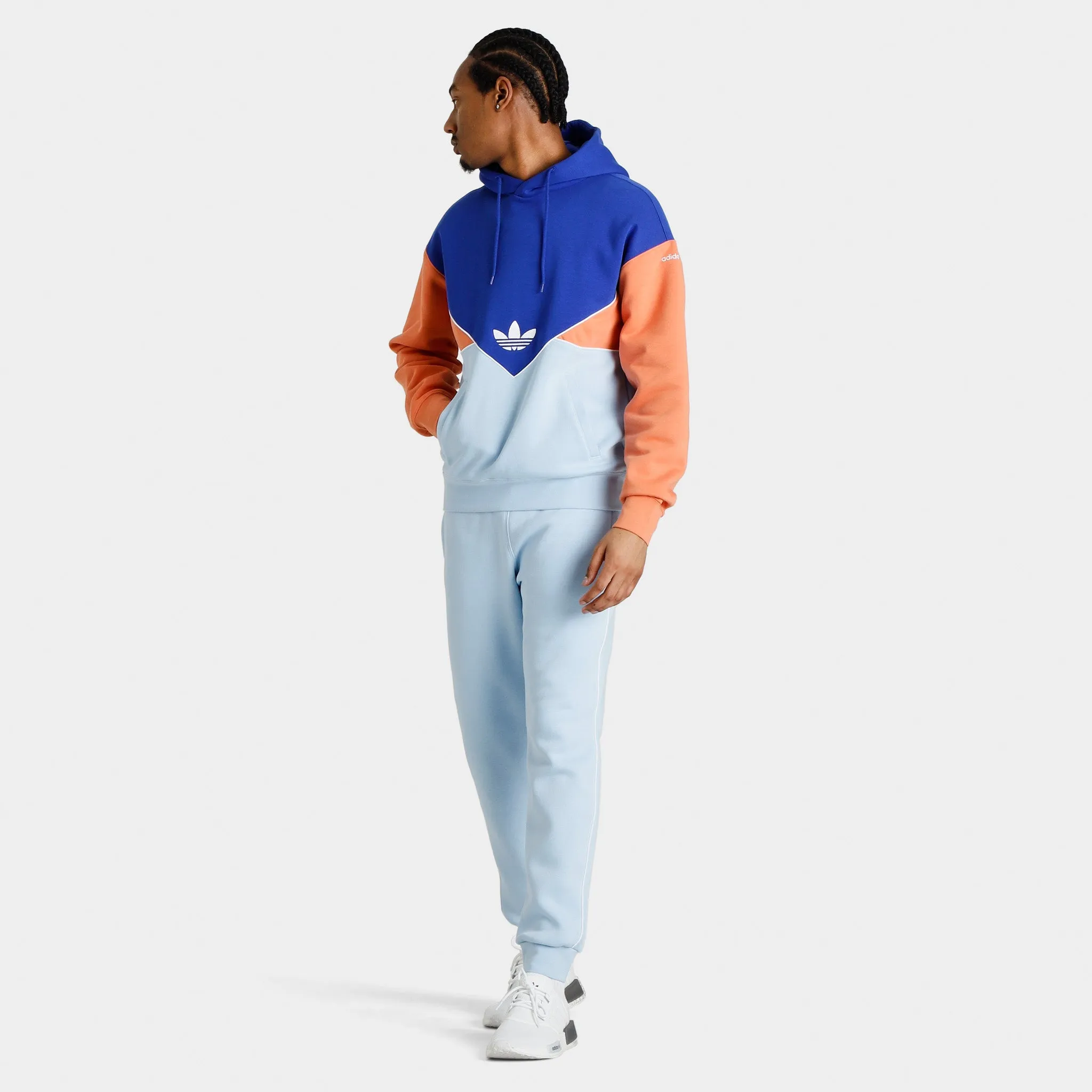 adidas Originals Adicolor Seasonal Archive Pullover Hoodie Semi Lucid Blue / Clear Sky - Hazy Copper sold by JD Sports product image thumbnail 3