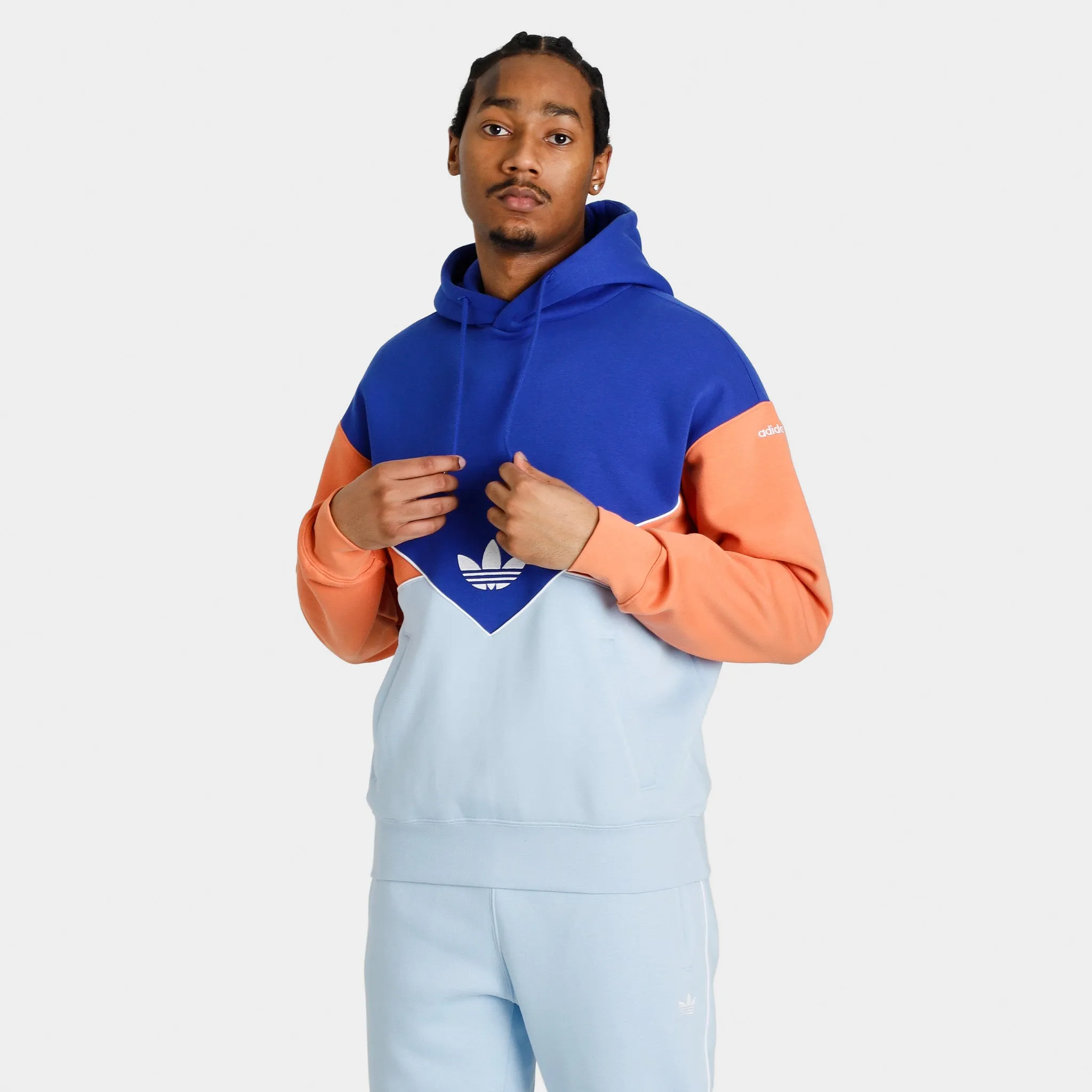 adidas Originals Adicolor Seasonal Archive Pullover Hoodie Semi Lucid Blue / Clear Sky - Hazy Copper sold by JD Sports