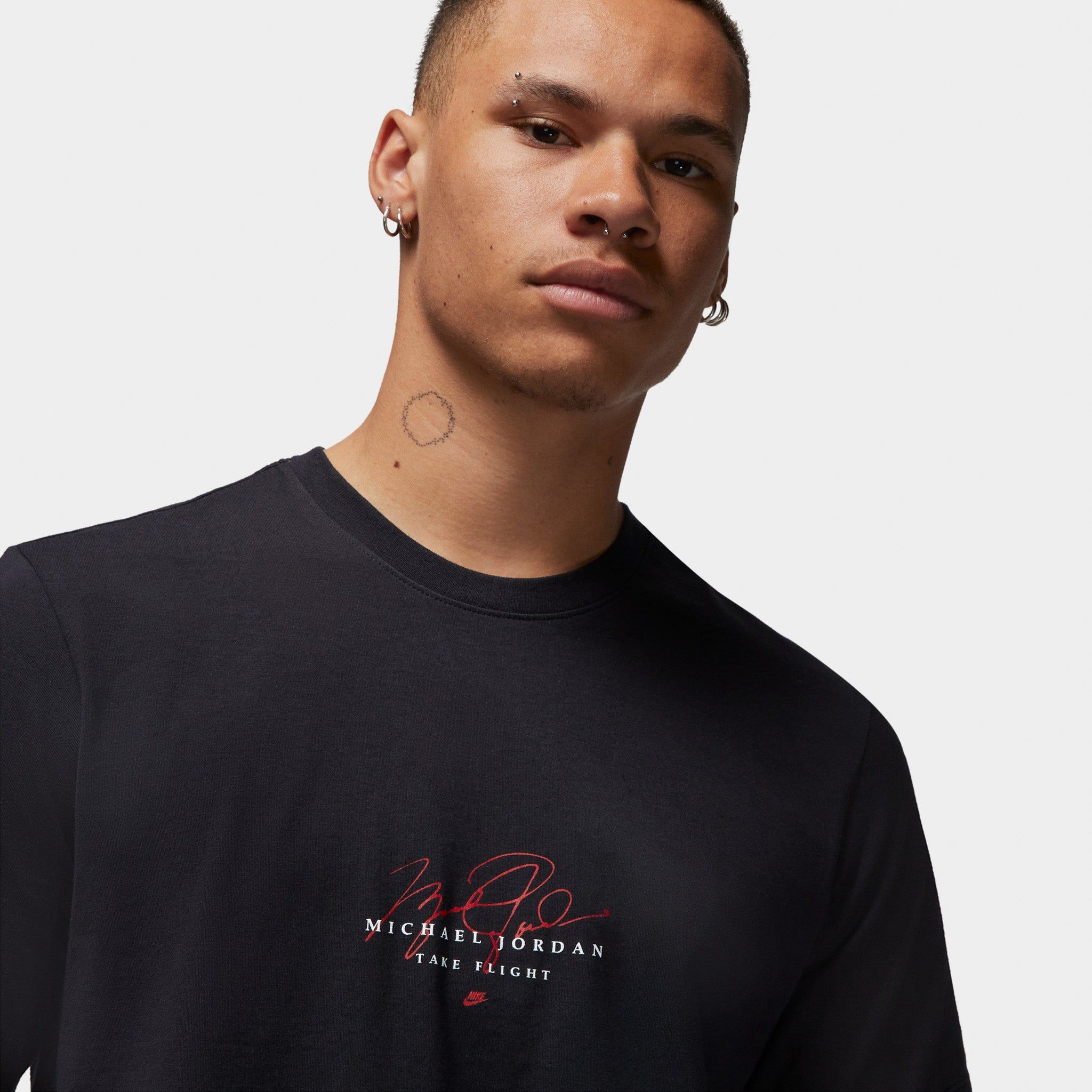 Jordan Essentials Graphic T-shirt Black / White sold by JD Sports product image thumbnail 2