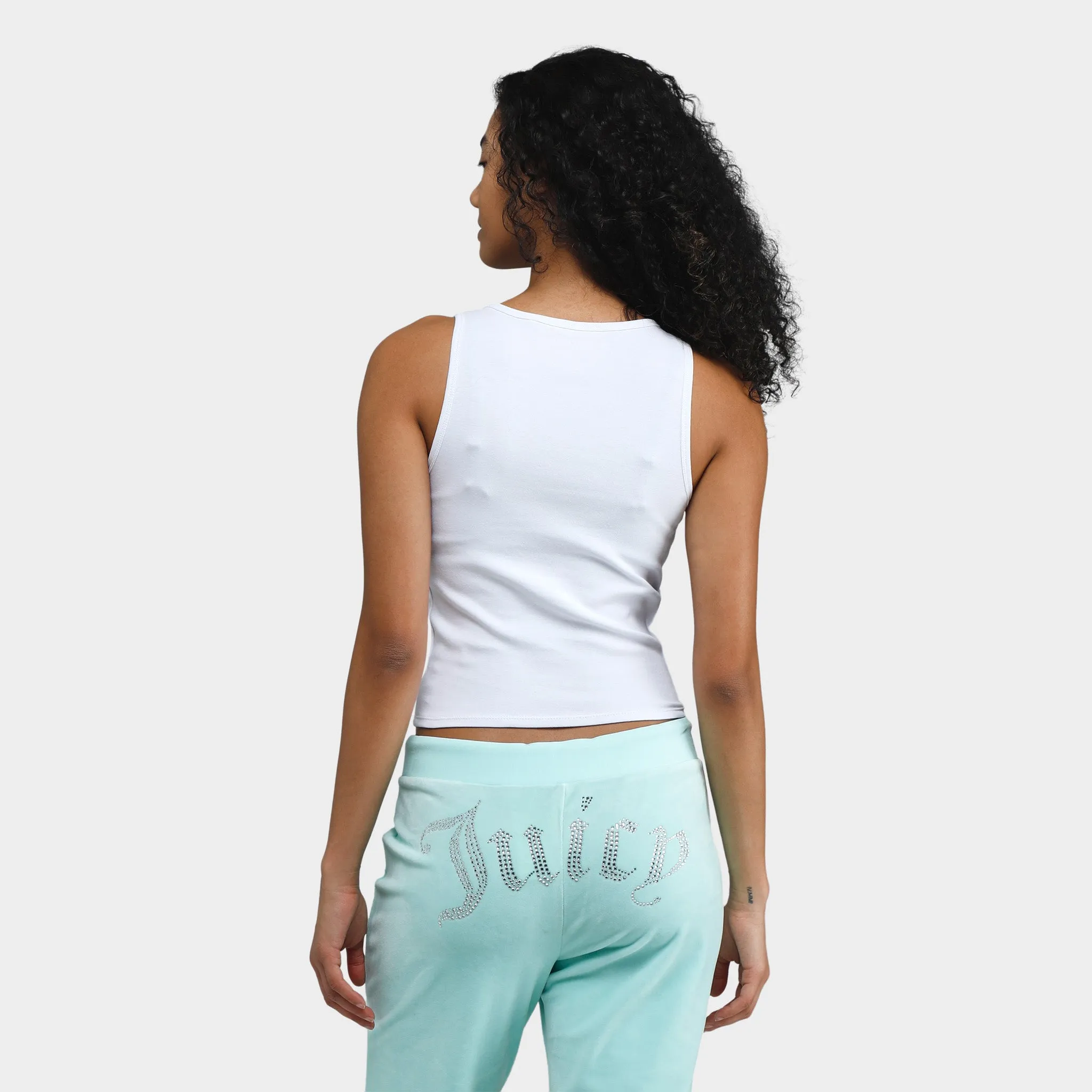 Juicy Couture Women's Fitted Tank / White sold by JD Sports product image thumbnail 2