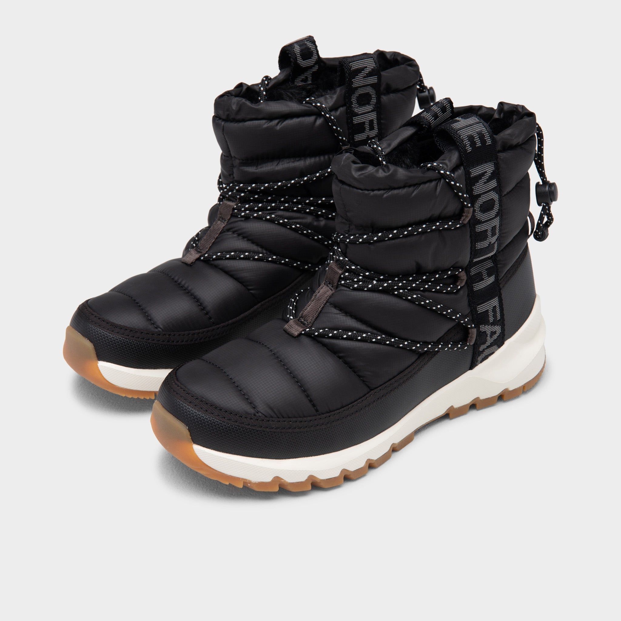 The North Face Women's ThermoBall Lace Up Boots TNF Black / Whisper White sold by JD Sports product image thumbnail 2