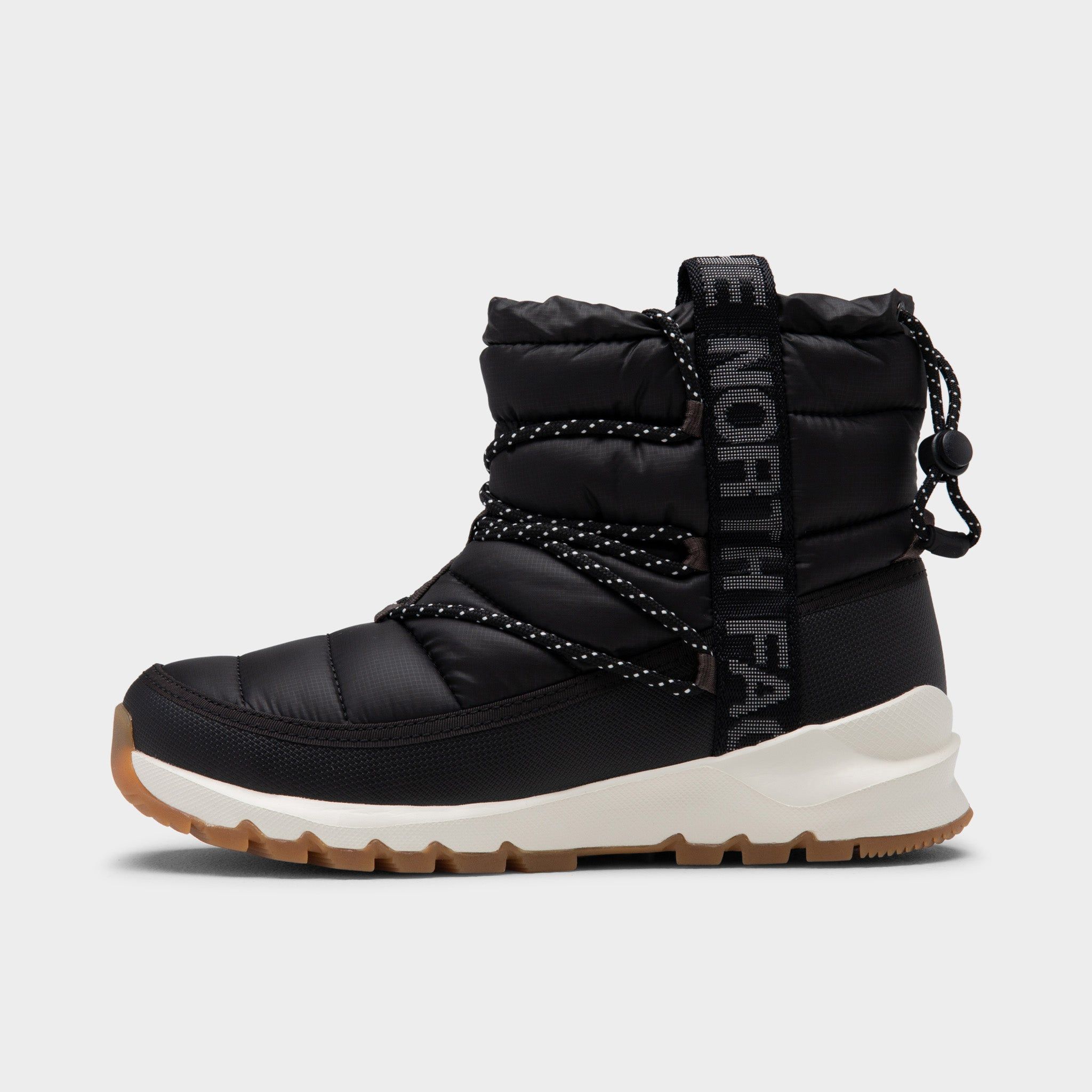 The North Face Women's ThermoBall Lace Up Boots TNF Black / Whisper White sold by JD Sports