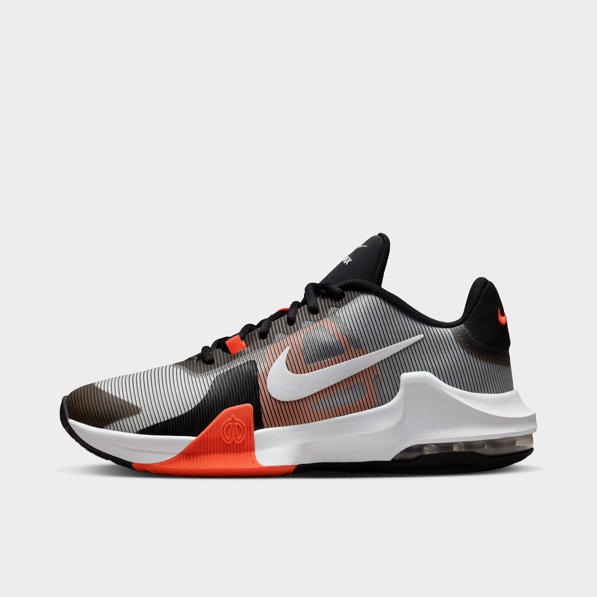 Nike Air Max Impact 4 Black / White - Bright Crimson sold by JD Sports