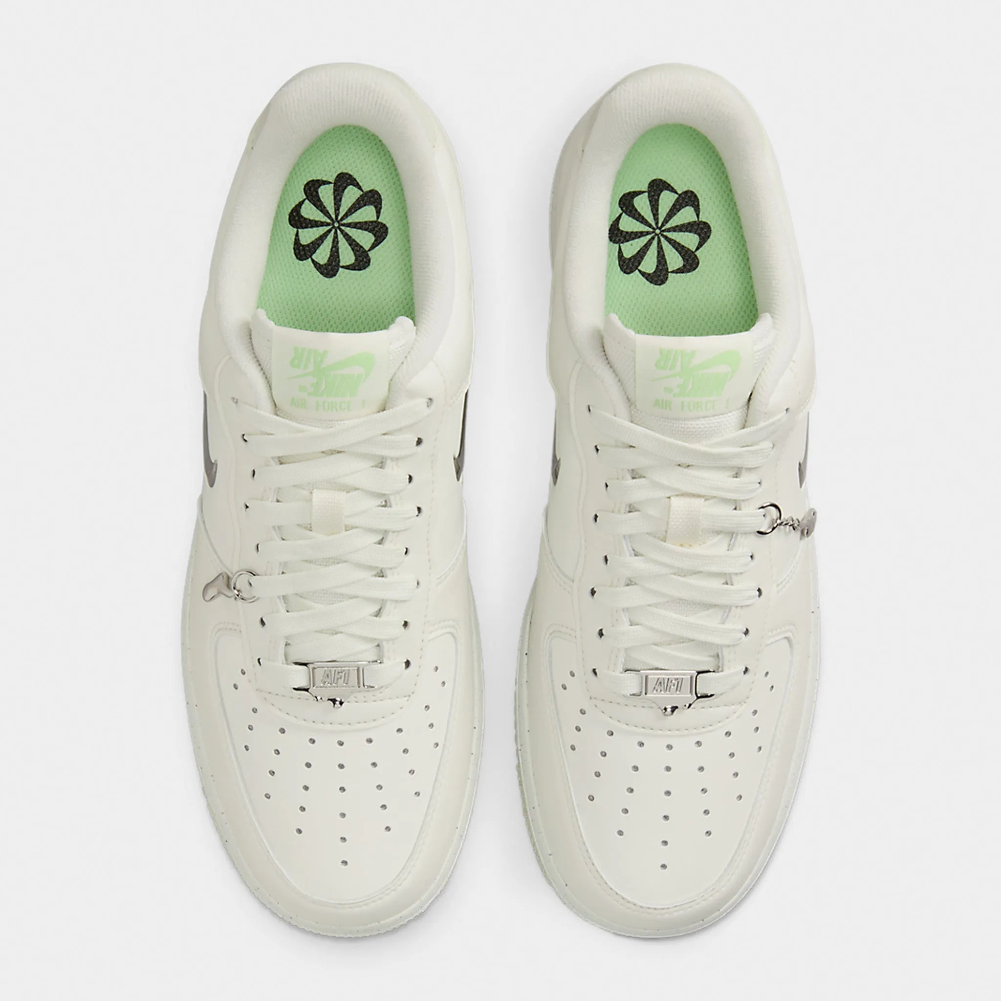 Nike Women's Air Force 1 Next Nature Sail / Vapor Green - Sea Glass sold by JD Sports product image thumbnail 5