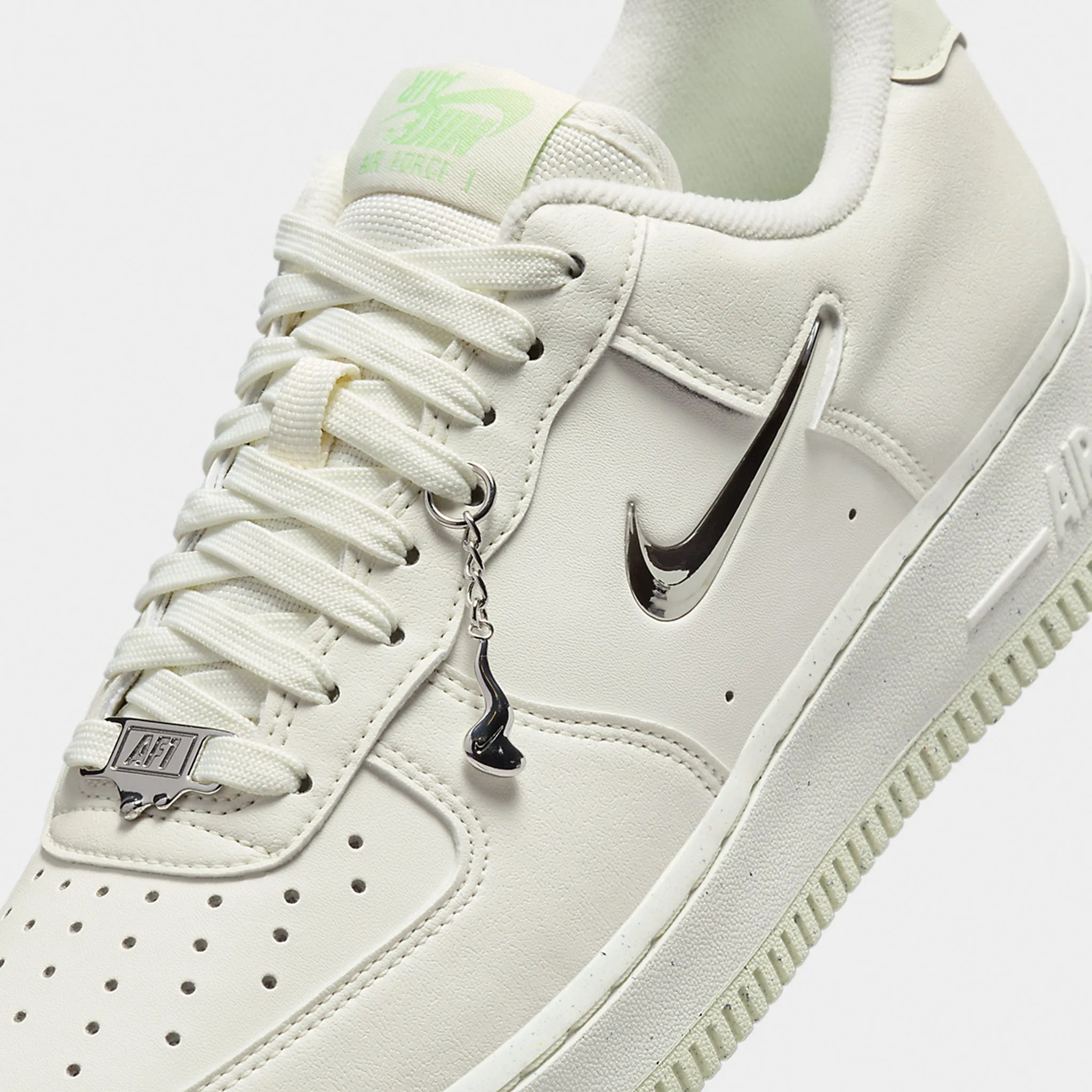 Nike Women's Air Force 1 Next Nature Sail / Vapor Green - Sea Glass sold by JD Sports product image thumbnail 3