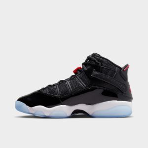 Jordan 6 Rings Black / Gym Red - White sold by JD Sports
