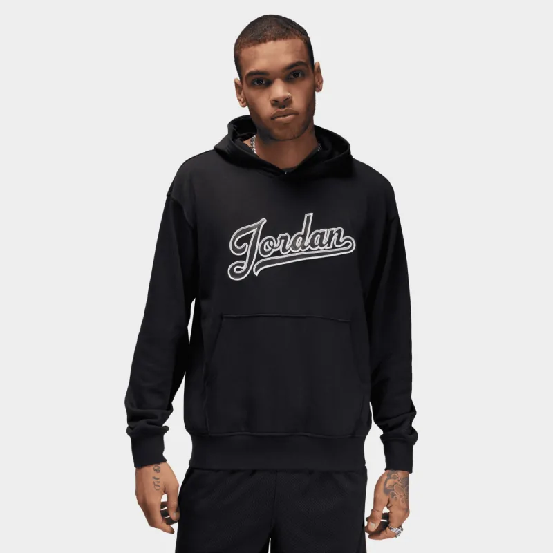 Jordan Flight MVP Fleece Pullover Hoodie / Black sold by JD Sports