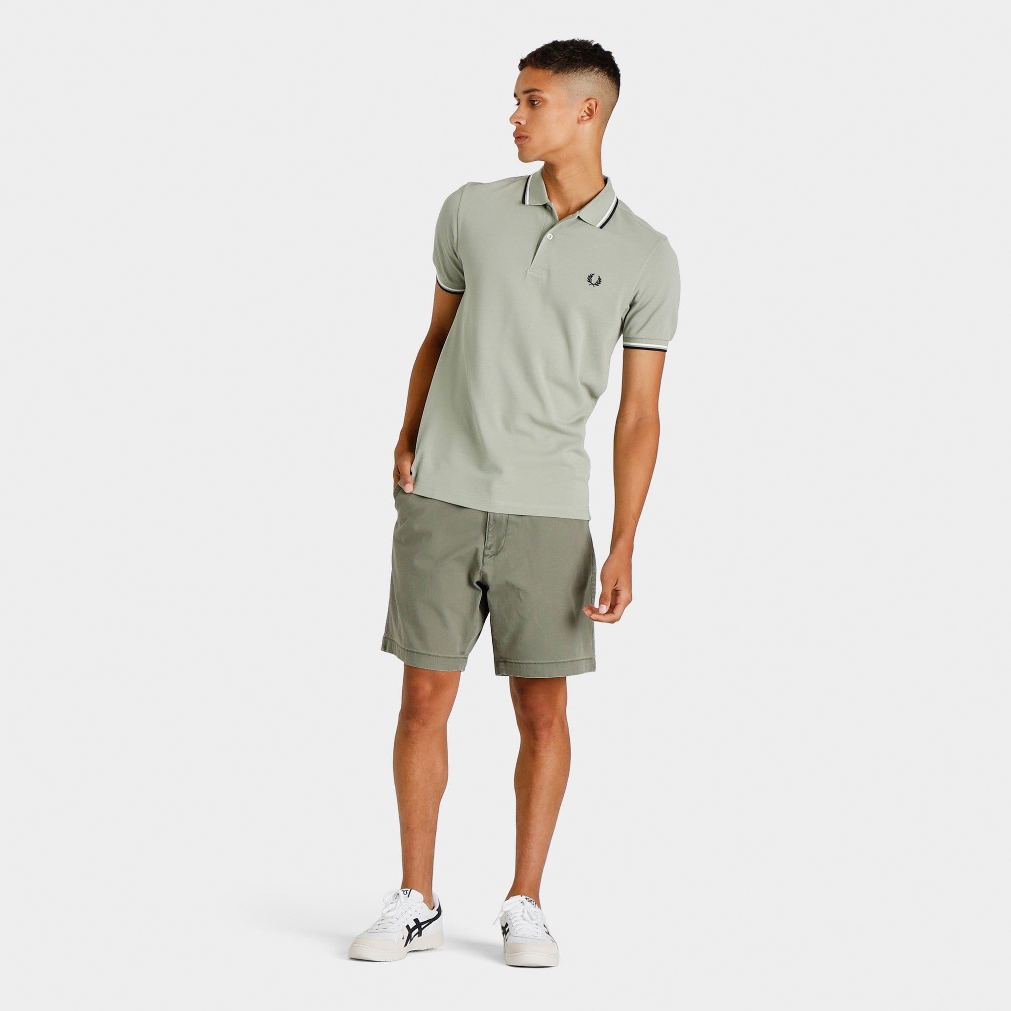 Fred Perry Twin Tipped Polo T-shirt / Sea Grass sold by JD Sports product image thumbnail 5