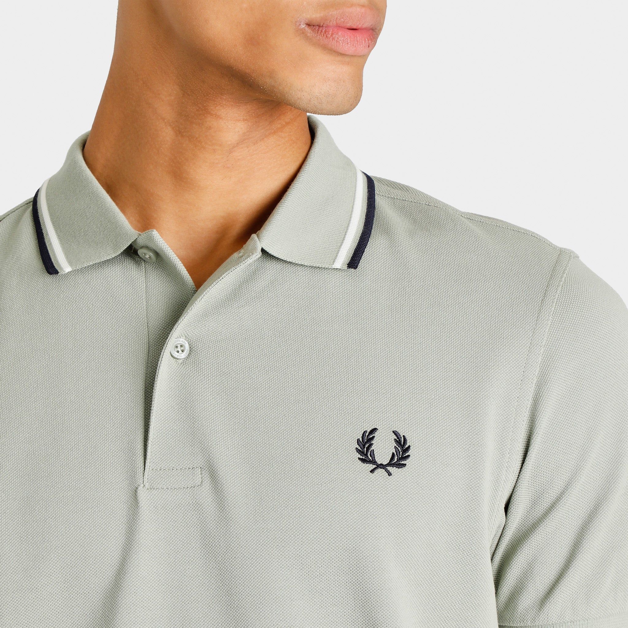 Fred Perry Twin Tipped Polo T-shirt / Sea Grass sold by JD Sports product image thumbnail 4