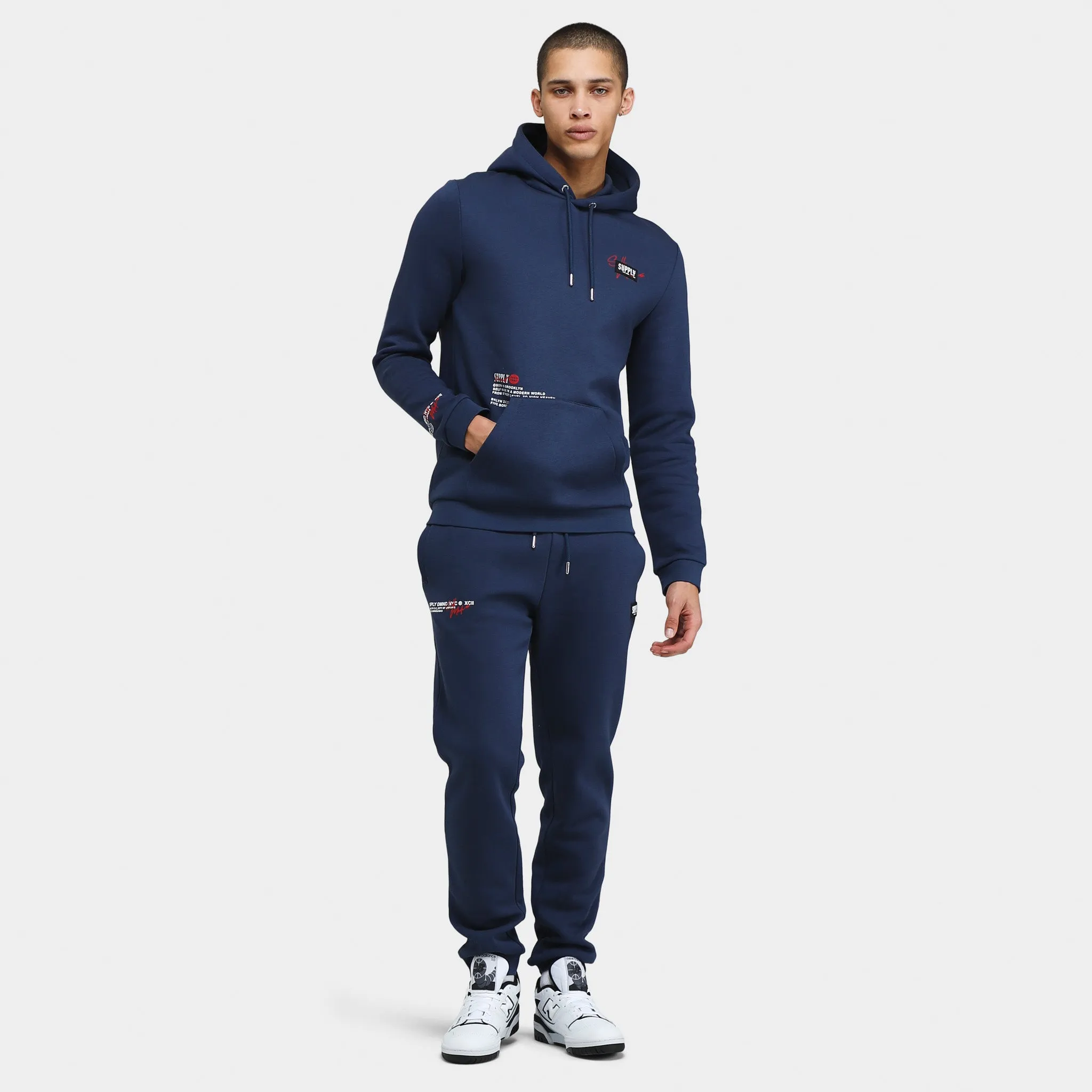 Supply & Demand Drone Pullover Hoodie / Dress Blue sold by JD Sports product image thumbnail 5