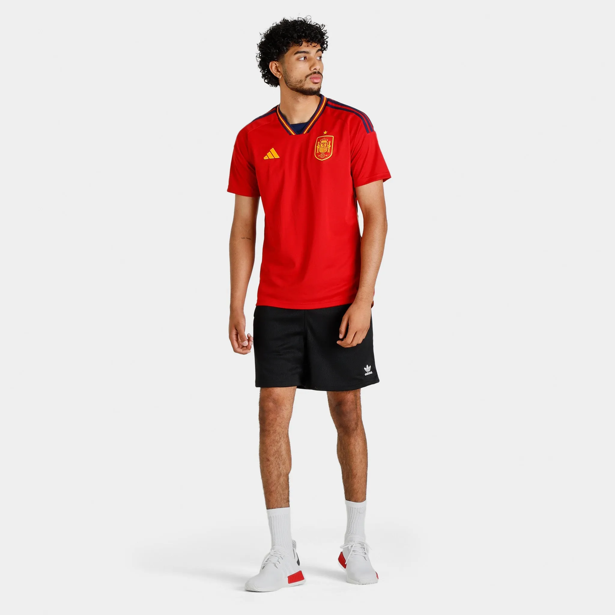 adidas Spain 22 Home Soccer Jersey Team Power Red 2 / Team Navy Blue 2 sold by JD Sports product image thumbnail 5