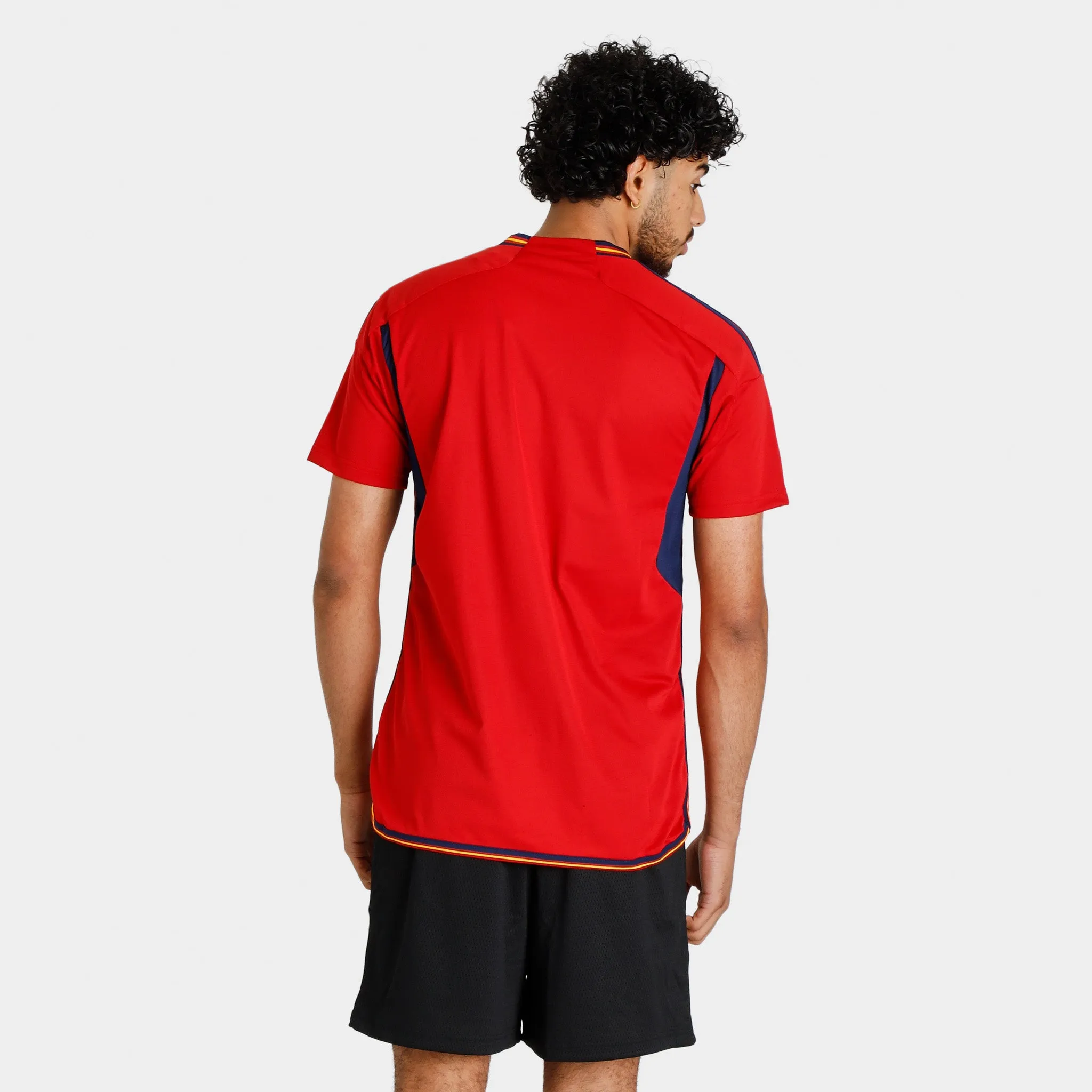 adidas Spain 22 Home Soccer Jersey Team Power Red 2 / Team Navy Blue 2 sold by JD Sports product image thumbnail 2