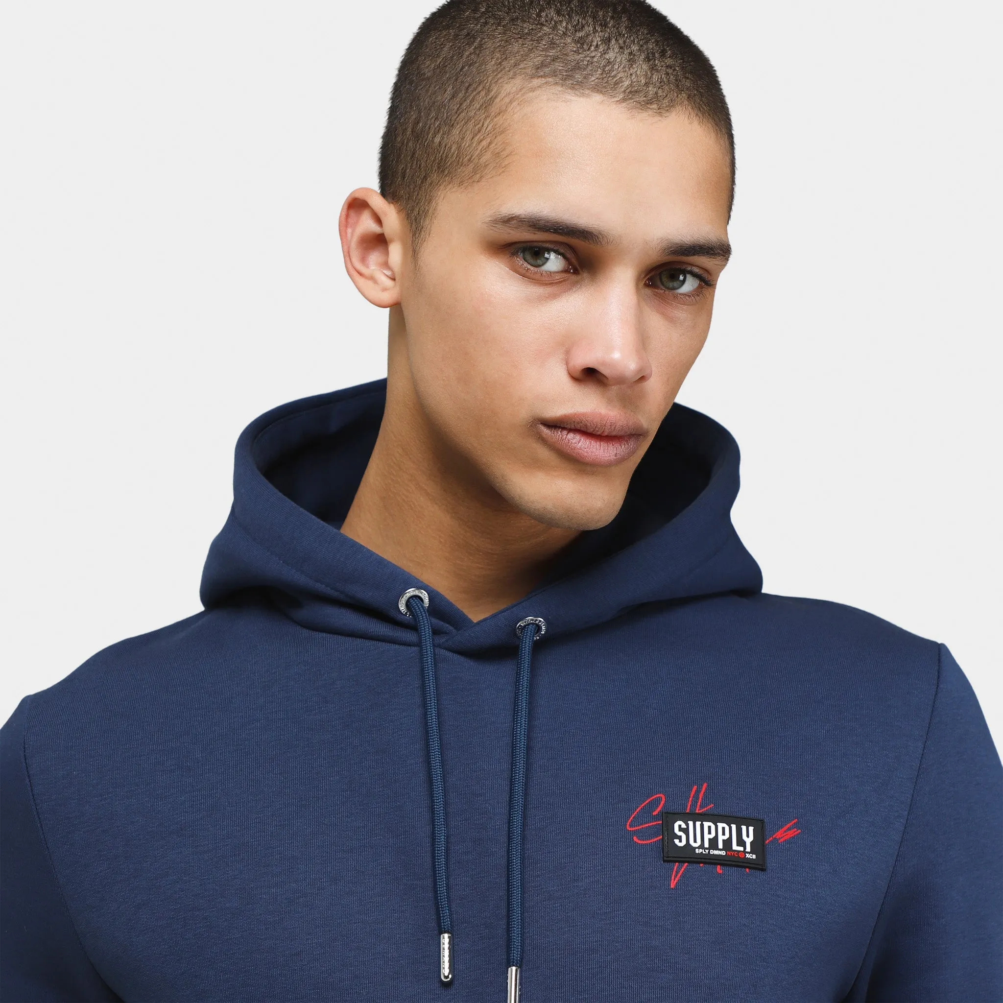 Supply & Demand Drone Pullover Hoodie / Dress Blue sold by JD Sports product image thumbnail 3