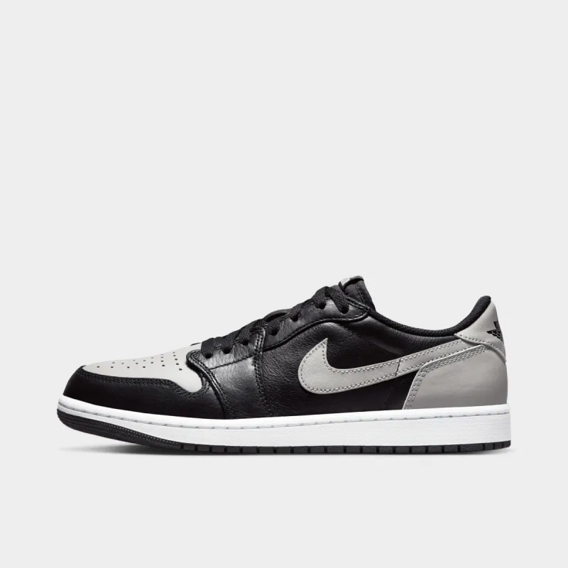 Jordan 1 Low OG Black / Medium Grey - White sold by JD Sports
