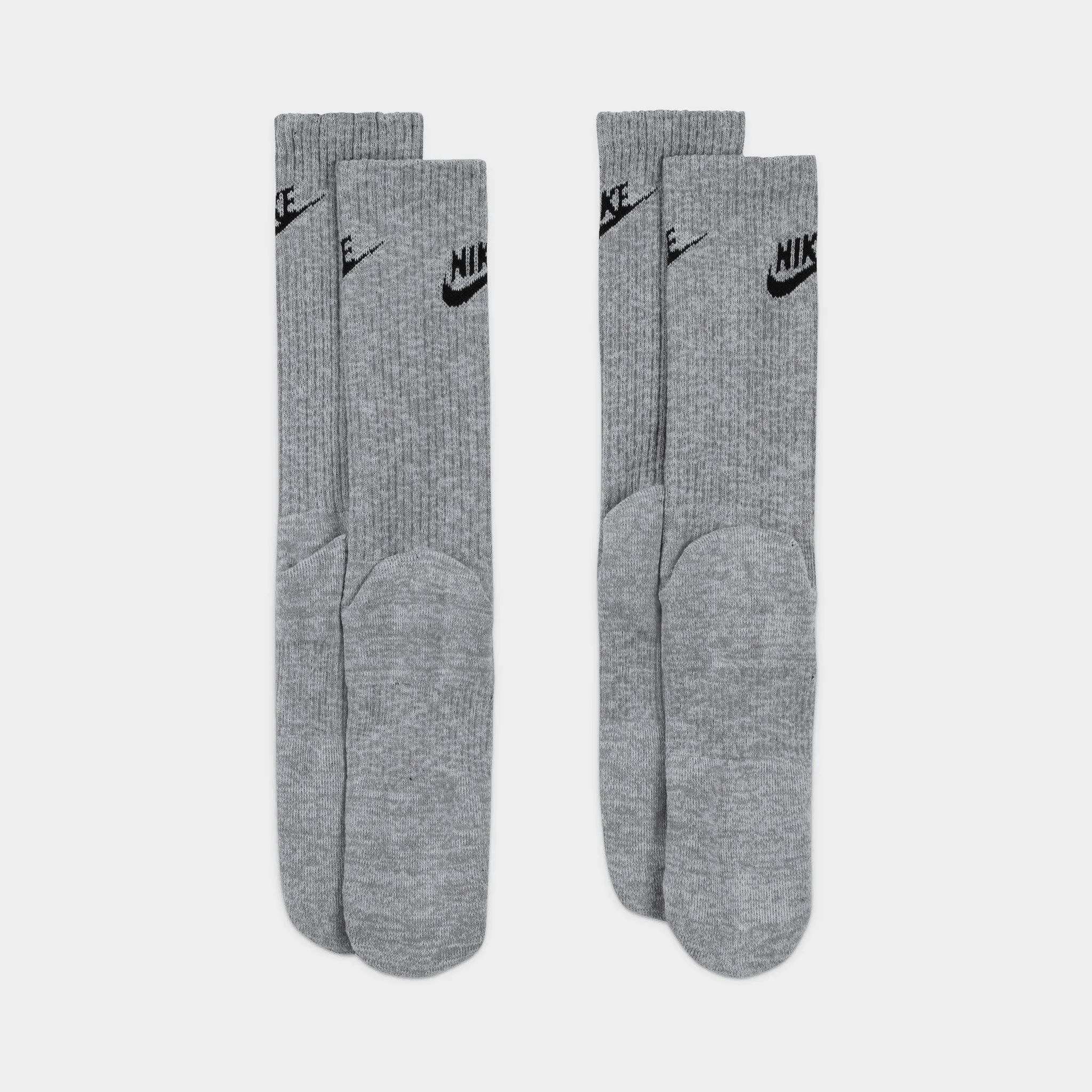 Nike Everyday Plus Cushioned Crew Socks - 2 Pack Particle Grey / Black sold by JD Sports product image thumbnail 3