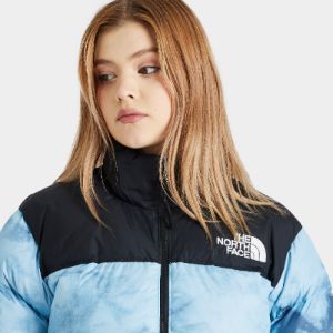 The North Face Women�s Printed 1996 Retro Nuptse Jacket / Beta Blue Dye Texture Print sold by JD Sports