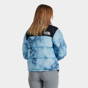 The North Face Women�s Printed 1996 Retro Nuptse Jacket / Beta Blue Dye Texture Print sold by JD Sports