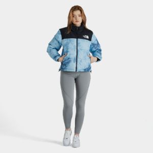 The North Face Women�s Printed 1996 Retro Nuptse Jacket / Beta Blue Dye Texture Print sold by JD Sports