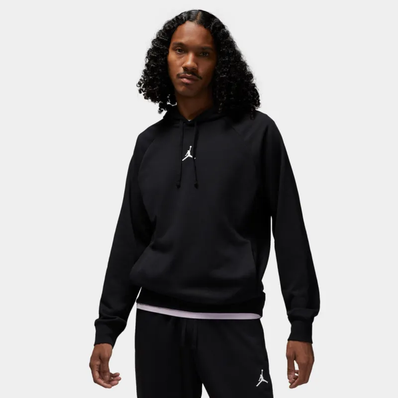 Jordan Dri-FIT Sport Crossover Fleece Pullover Hoodie Black / White sold by JD Sports