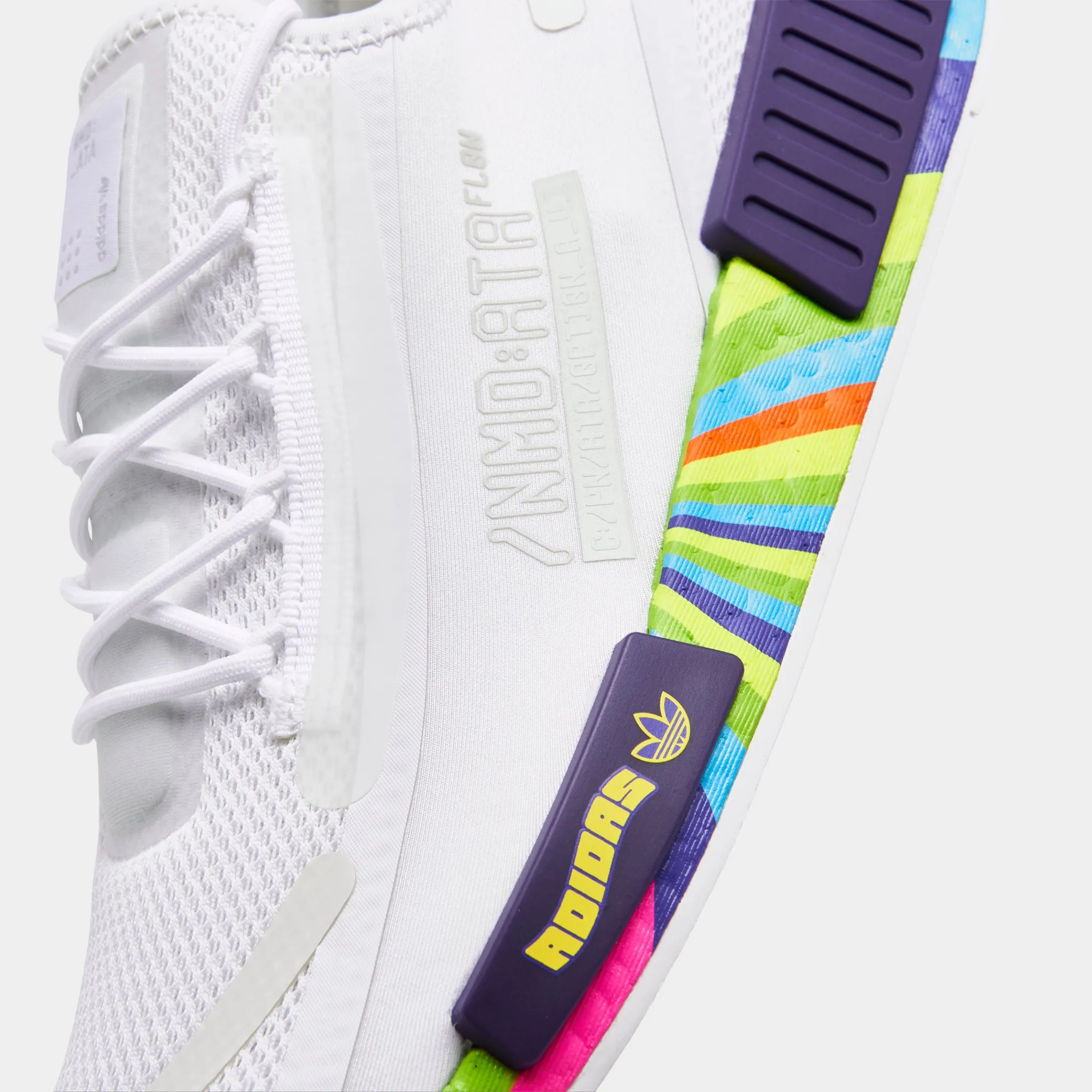 adidas Originals NMD_R1 Spectoo White / Purple - Yellow sold by JD Sports product image thumbnail 3