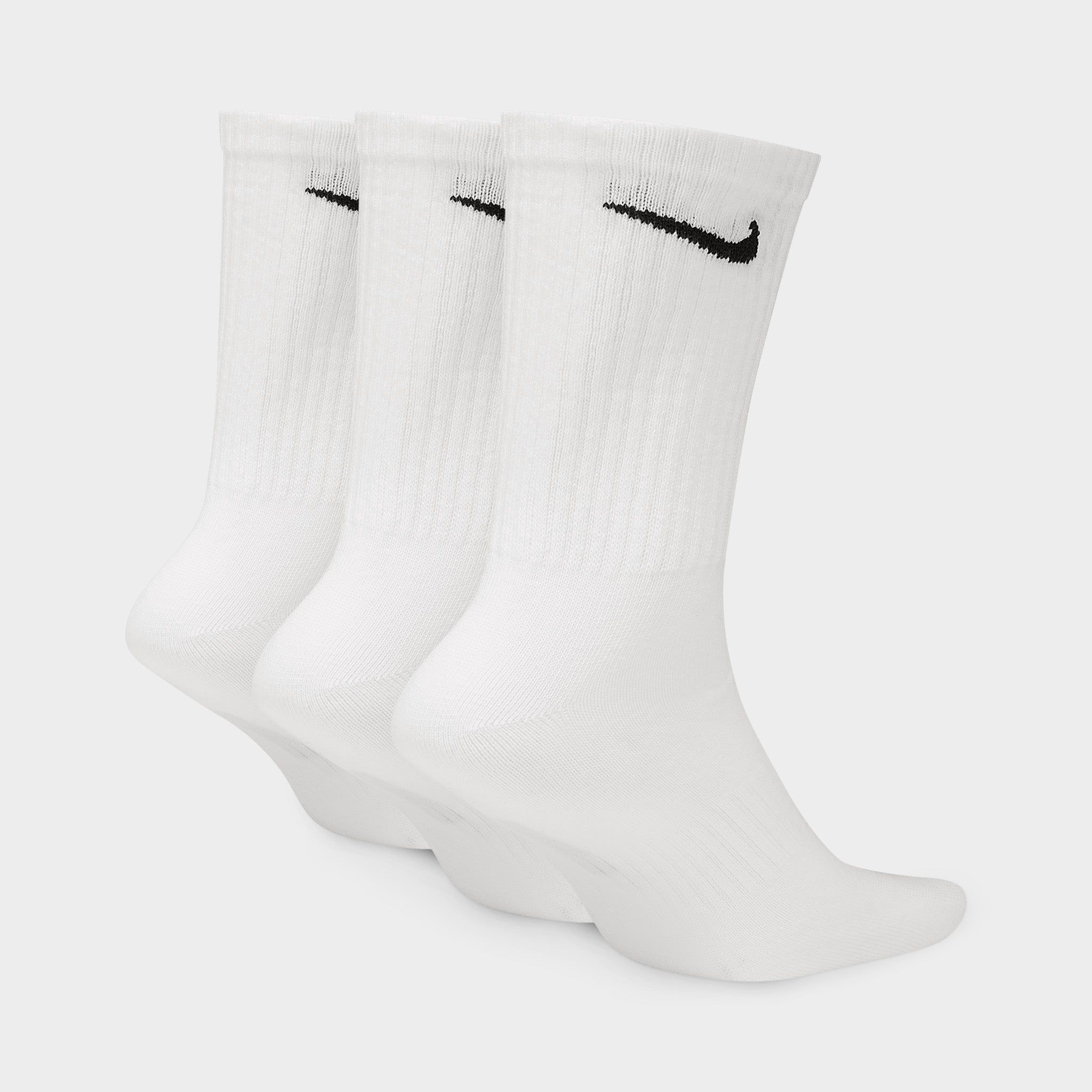 Nike Everyday Lightweight Crew Socks (3 Pack) White / Black sold by JD Sports product image thumbnail 2