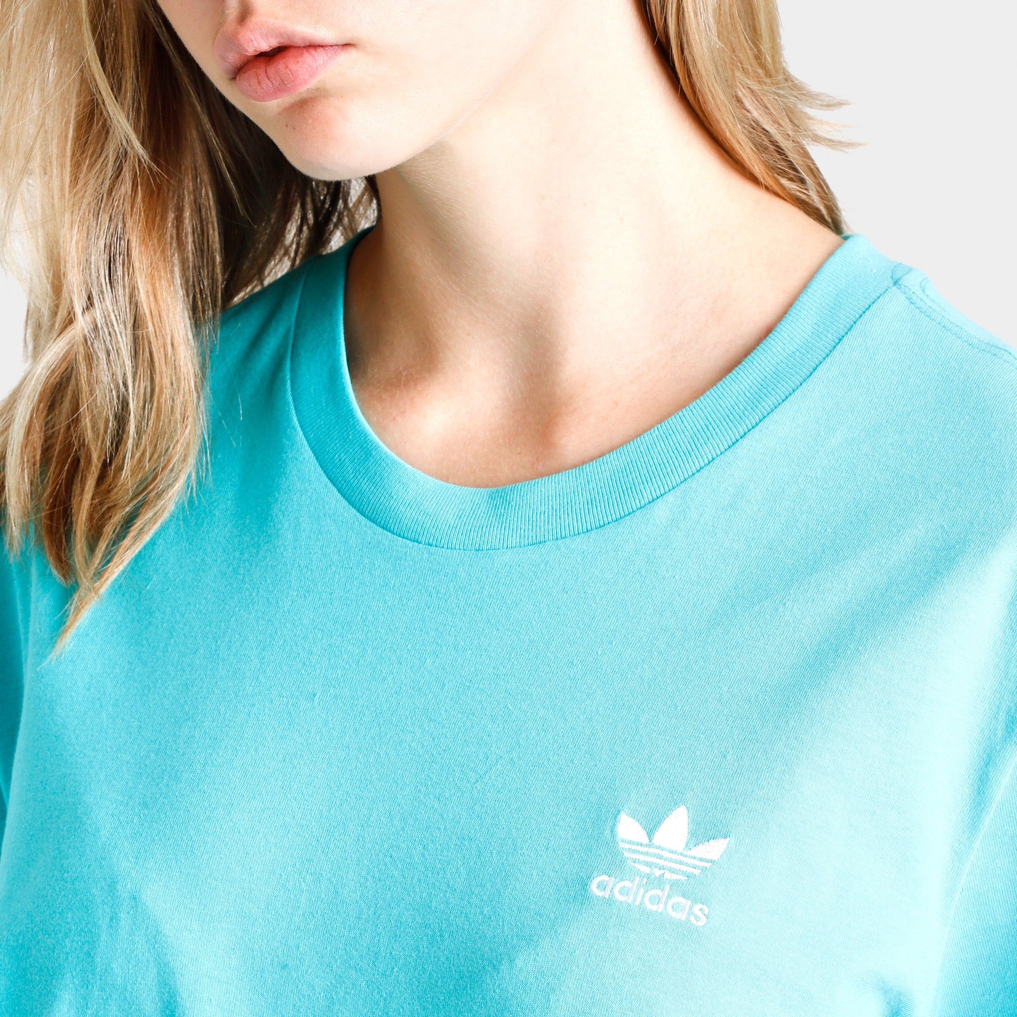 adidas Originals Loungewear Adicolor Essentials Trefoil T-shirt / Semi Mint Rush sold by JD Sports product image thumbnail 4