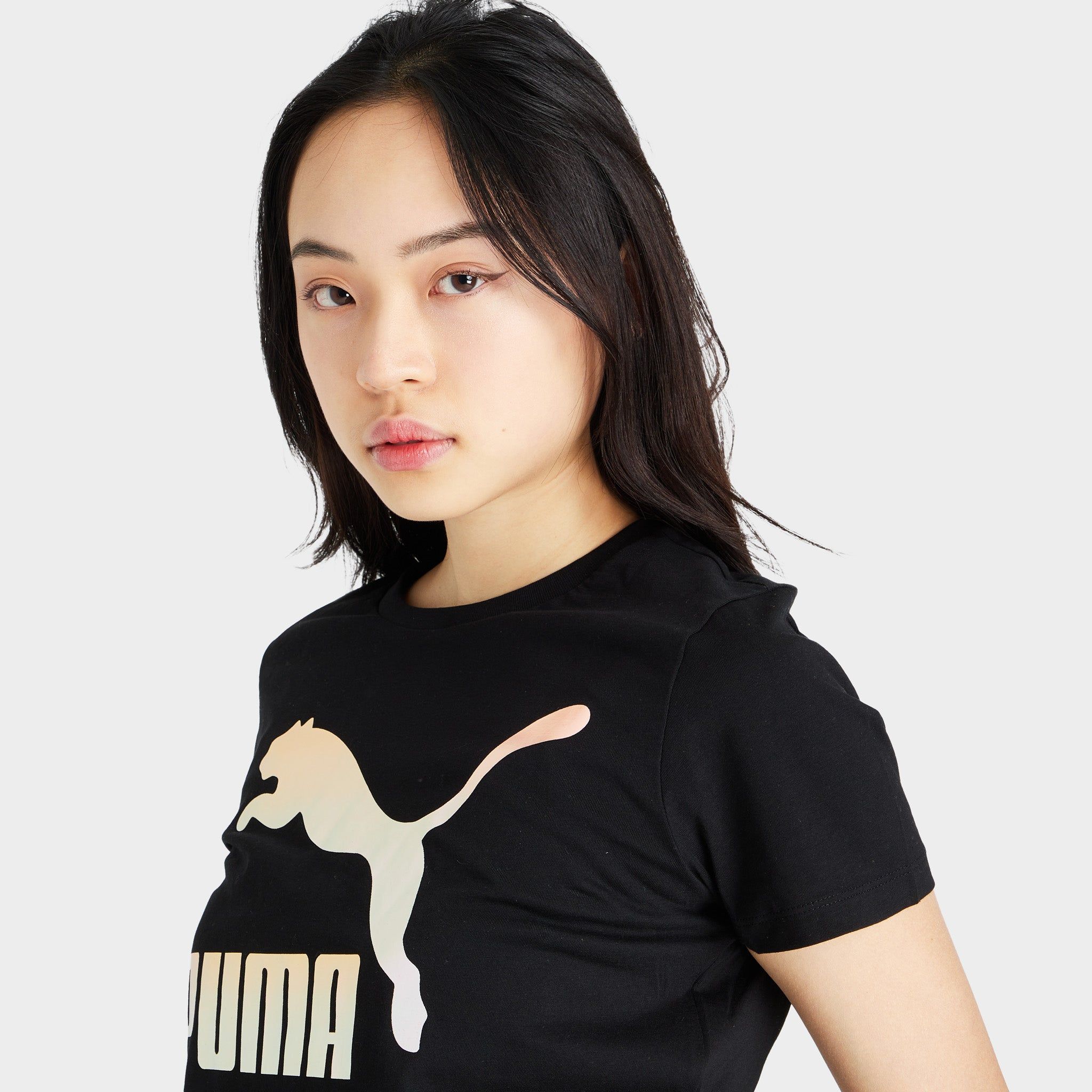 Puma Classics Logo T-shirt / Puma Black Gloaming sold by JD Sports product image thumbnail 4