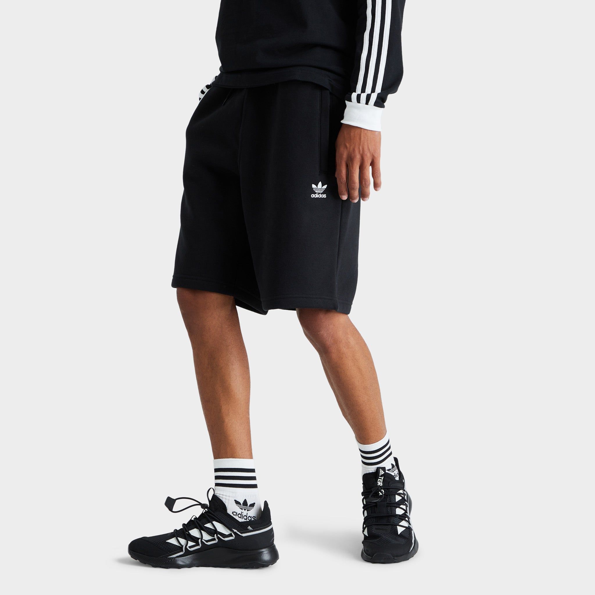 adidas Originals Adicolor Essentials Trefoil Shorts / Black sold by JD Sports product image thumbnail 3