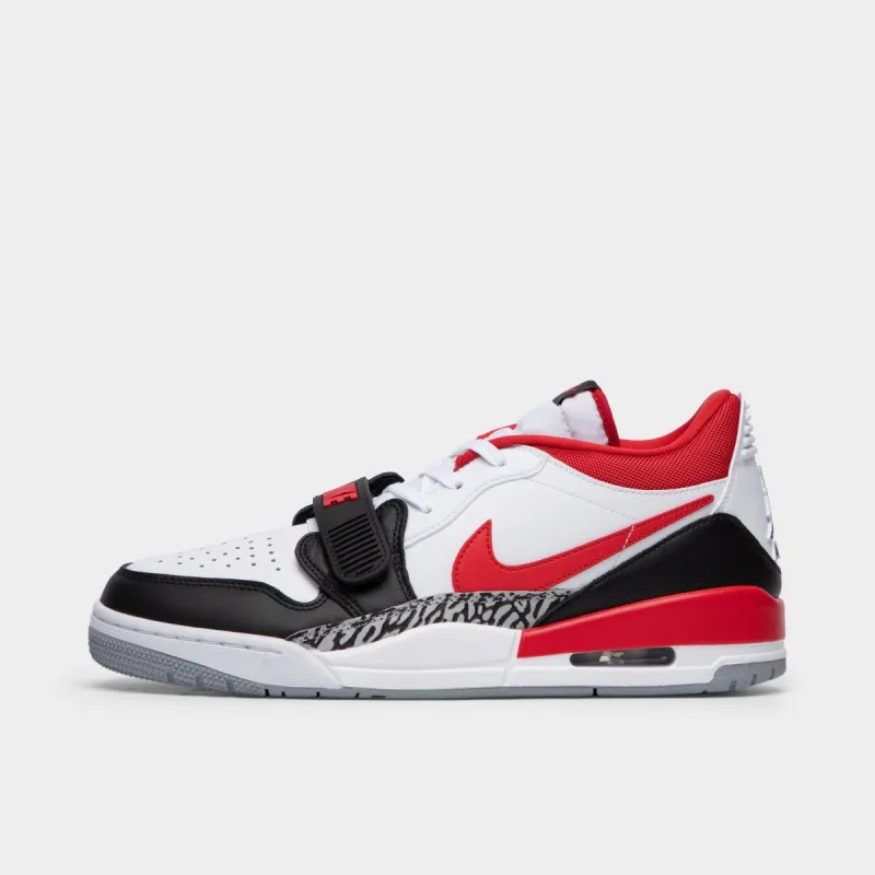 Jordan Legacy 312 Low White / Fire Red - Black sold by JD Sports