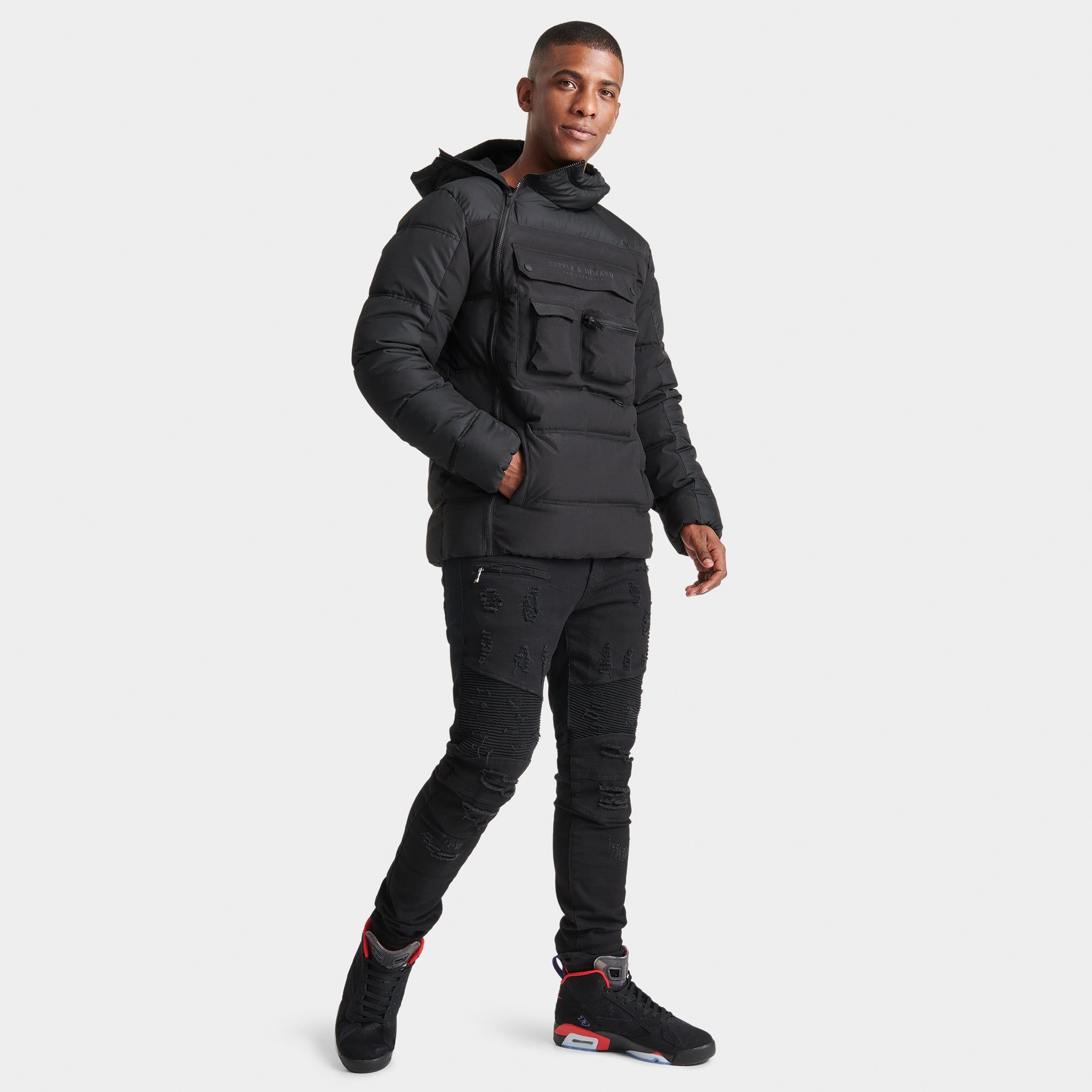 Supply & Demand Amaris Puffer Jacket / Black sold by JD Sports product image thumbnail 5