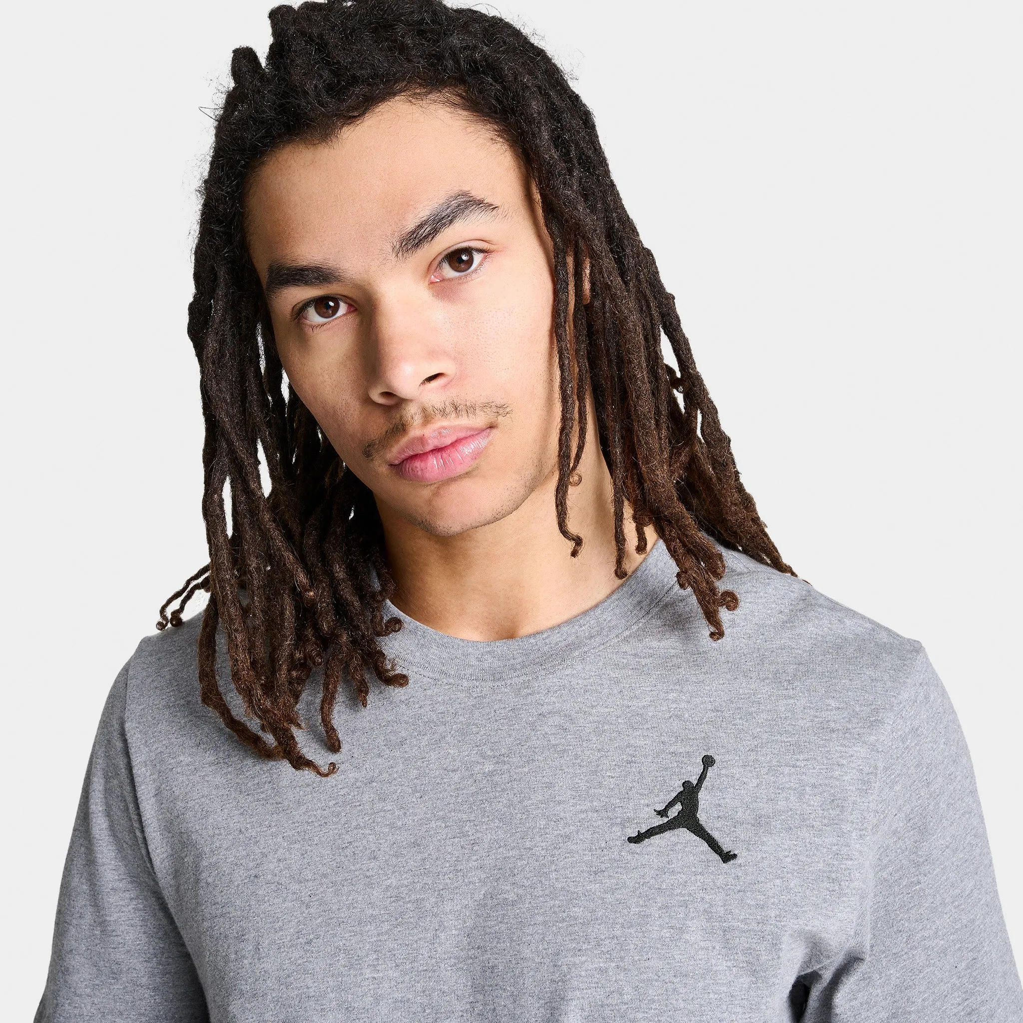 Jordan Jumpman Short Sleeve T-shirt Carbon Heather / Black sold by JD Sports product image thumbnail 4