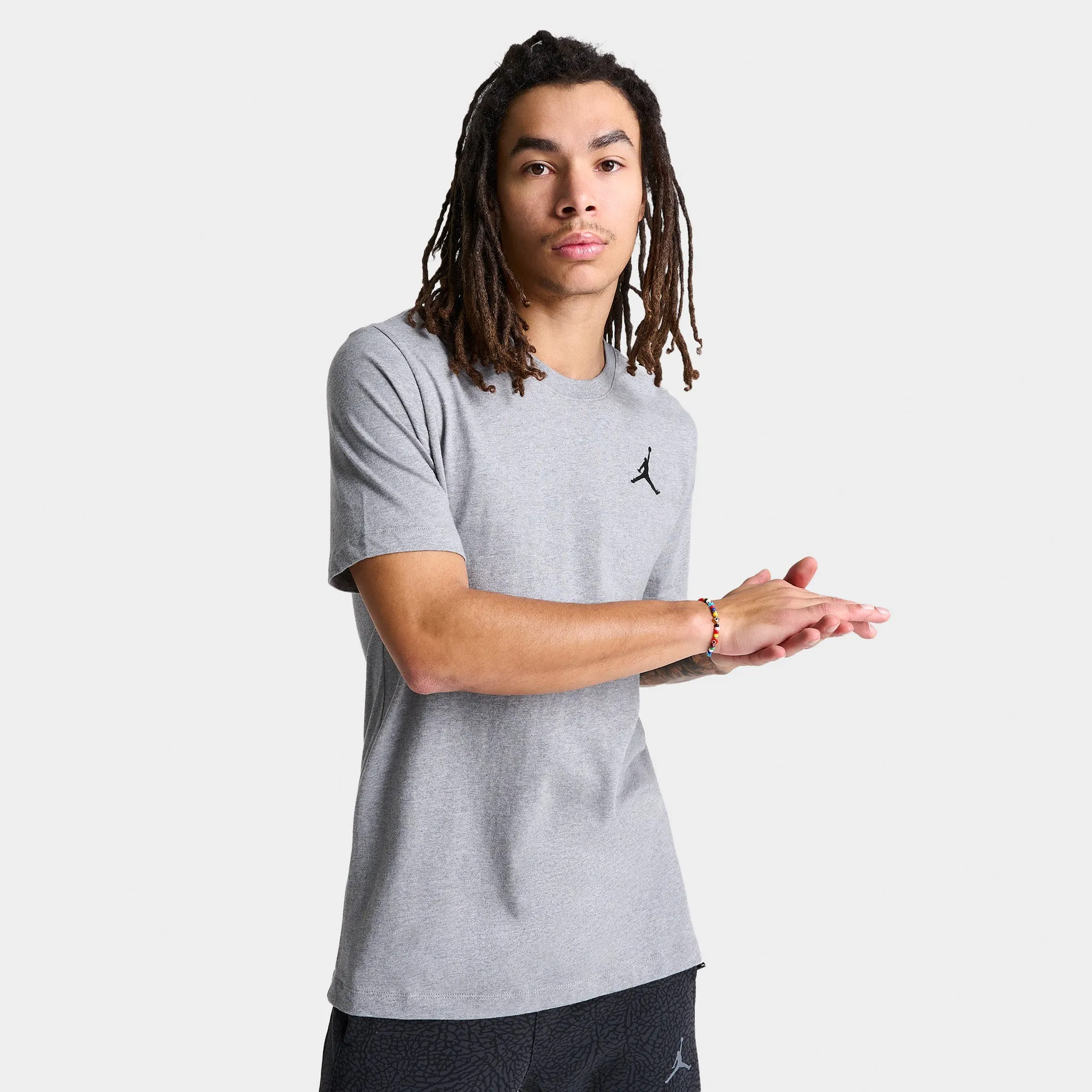 Jordan Jumpman Short Sleeve T-shirt Carbon Heather / Black sold by JD Sports product image thumbnail 3