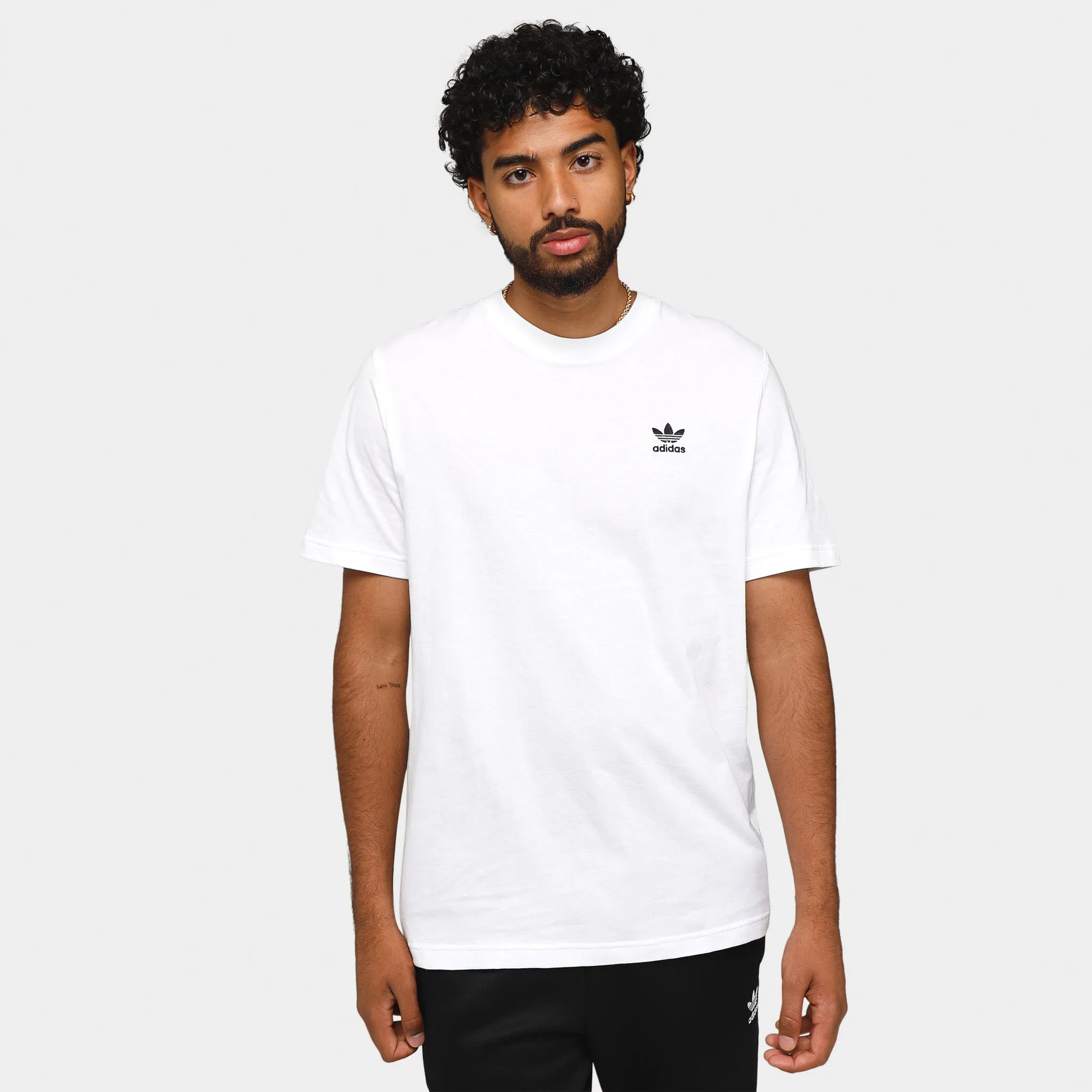adidas Originals Trefoil Essentials T-shirt White / Black sold by JD Sports