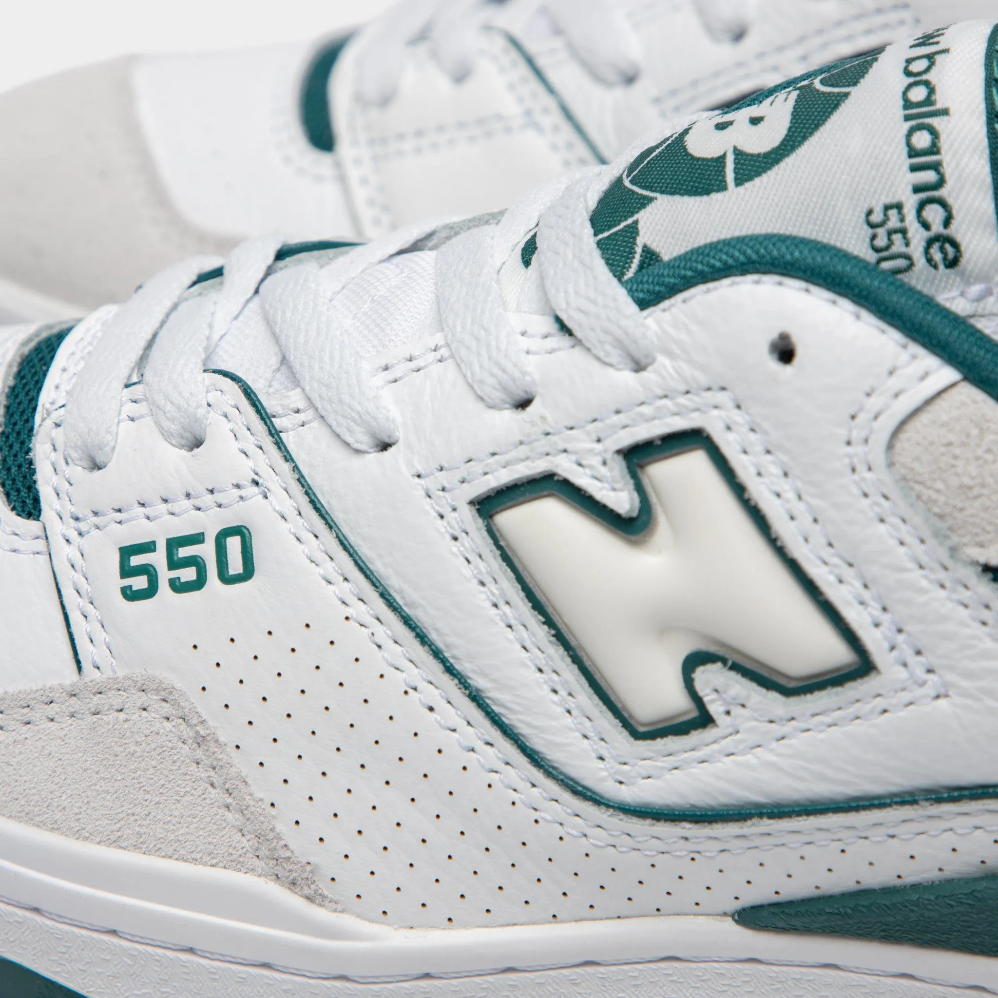 New Balance BB550STA White / Vintage Teal sold by JD Sports product image thumbnail 3
