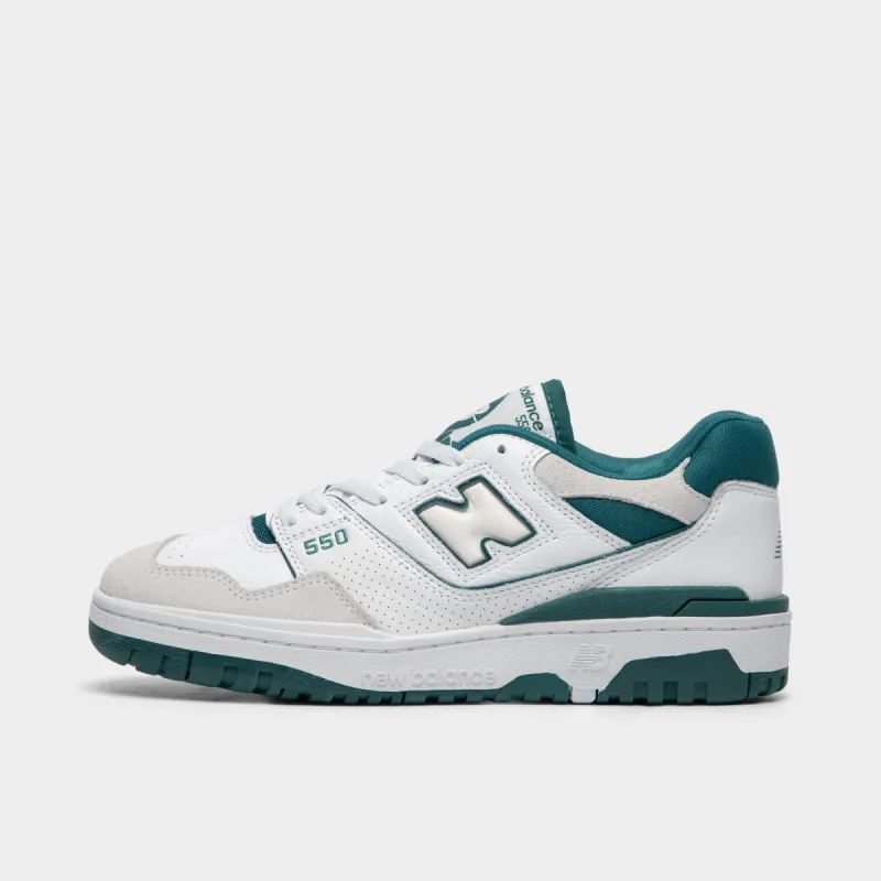 New Balance BB550STA White / Vintage Teal sold by JD Sports