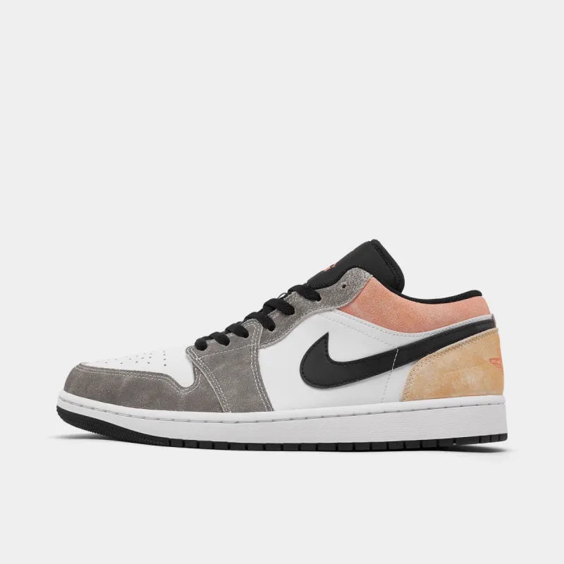 Jordan 1 Low SE Black / Magic Ember - White sold by JD Sports