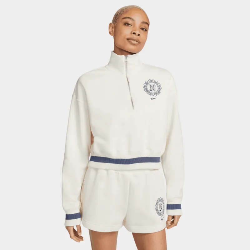 Nike Sportswear Women's Oversized Crop Sweatshirt / Pale Ivory sold by JD Sports