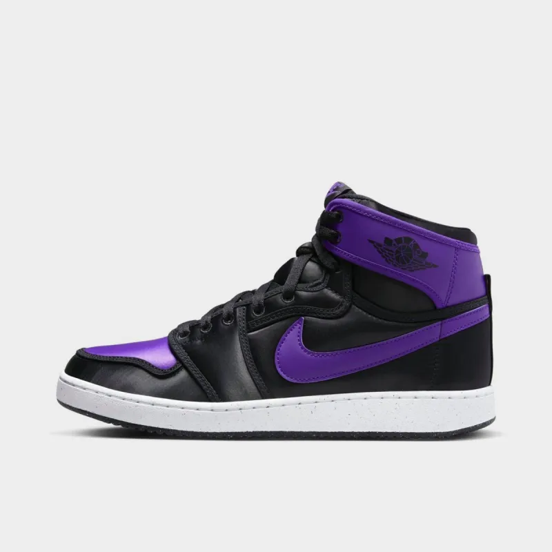 Jordan 1 KO Black / Field Purple - White sold by JD Sports