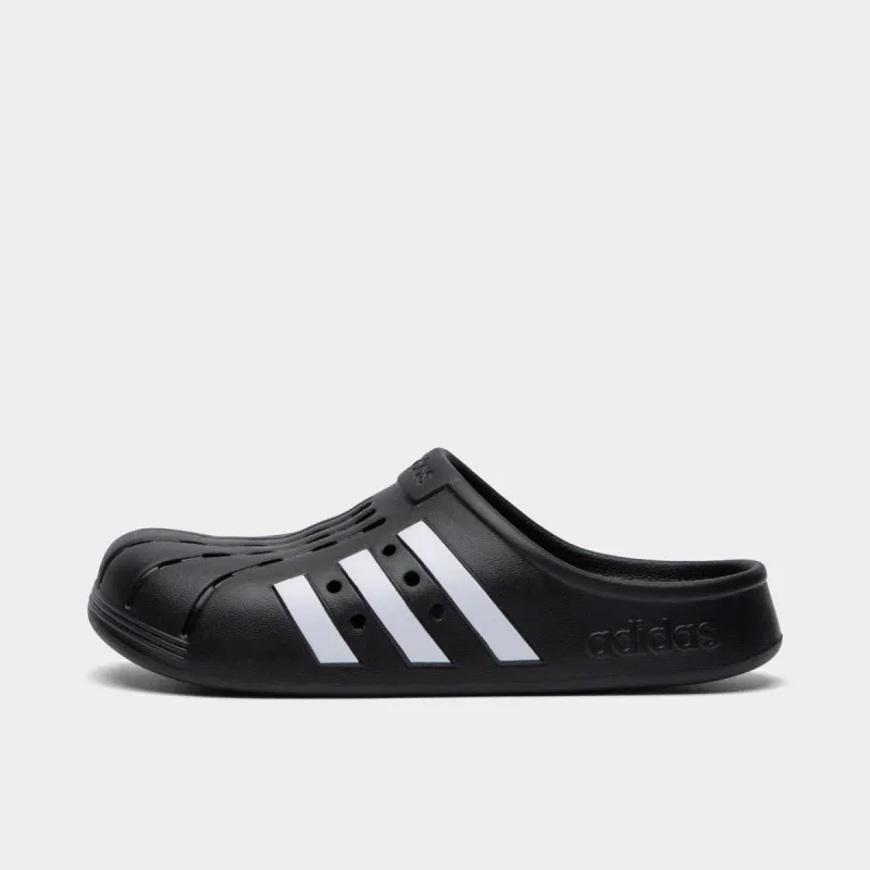 adidas Adilette Clog Core Black / Cloud White - Core Black sold by JD Sports