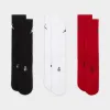 Jordan Everyday Crew Socks (3 Pack) / Multi-Colour sold by JD Sports