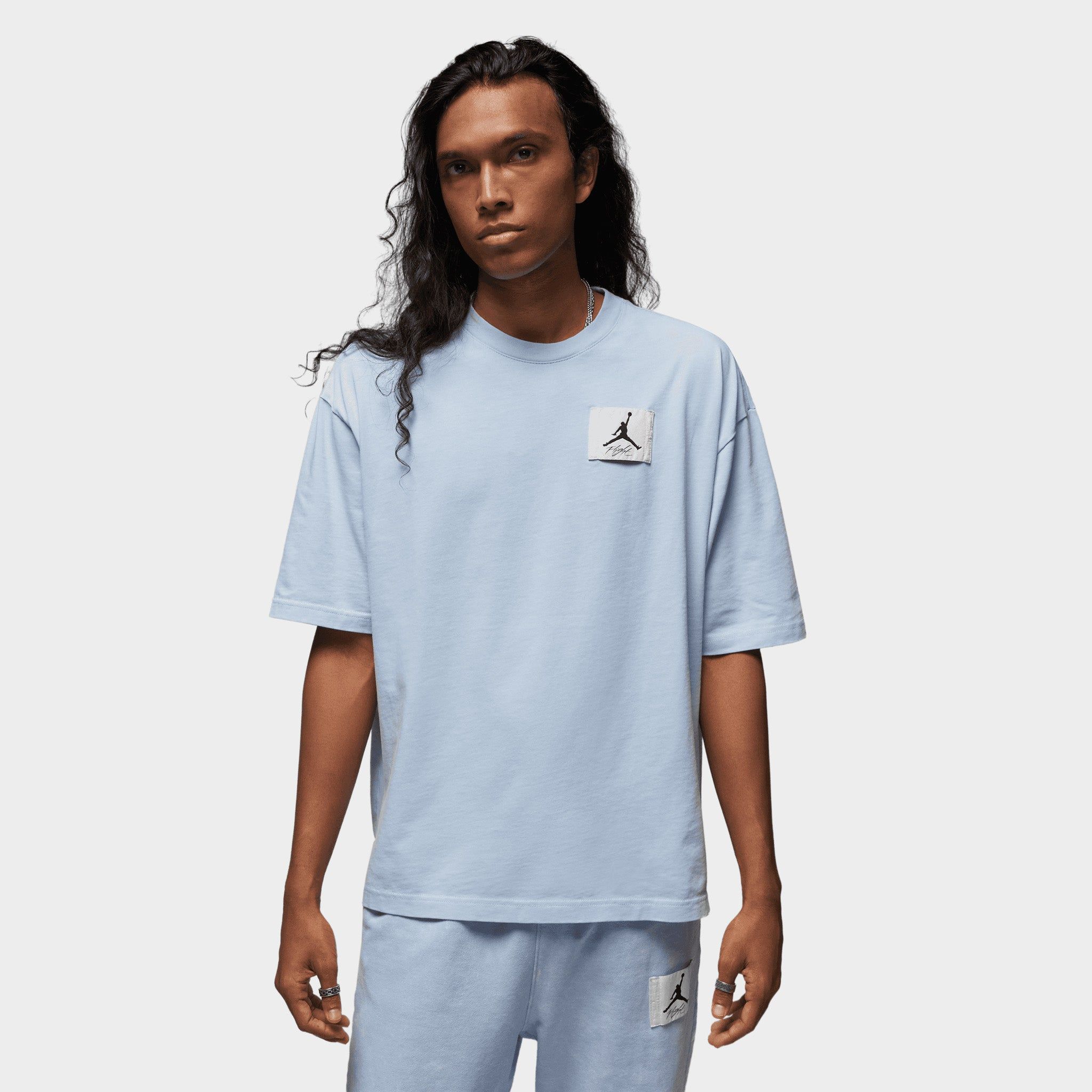 Jordan Flight Essentials Oversized T-shirt / Ice Blue sold by JD Sports
