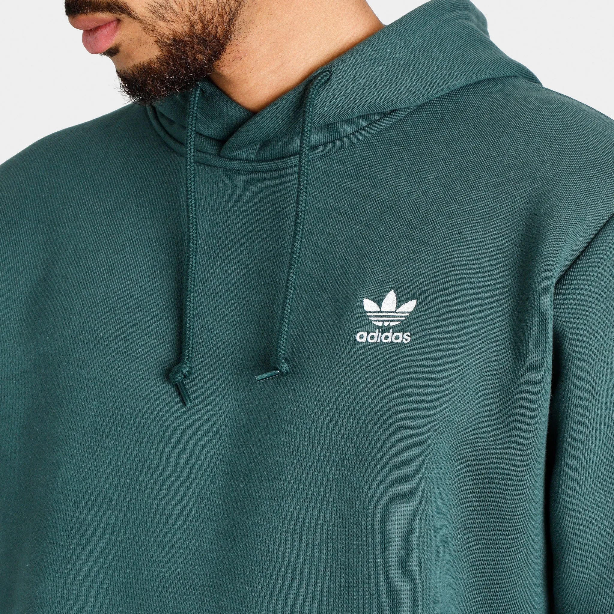 adidas Originals Adicolor Essentials Trefoil Pullover Hoodie / Mineral Green sold by JD Sports product image thumbnail 4