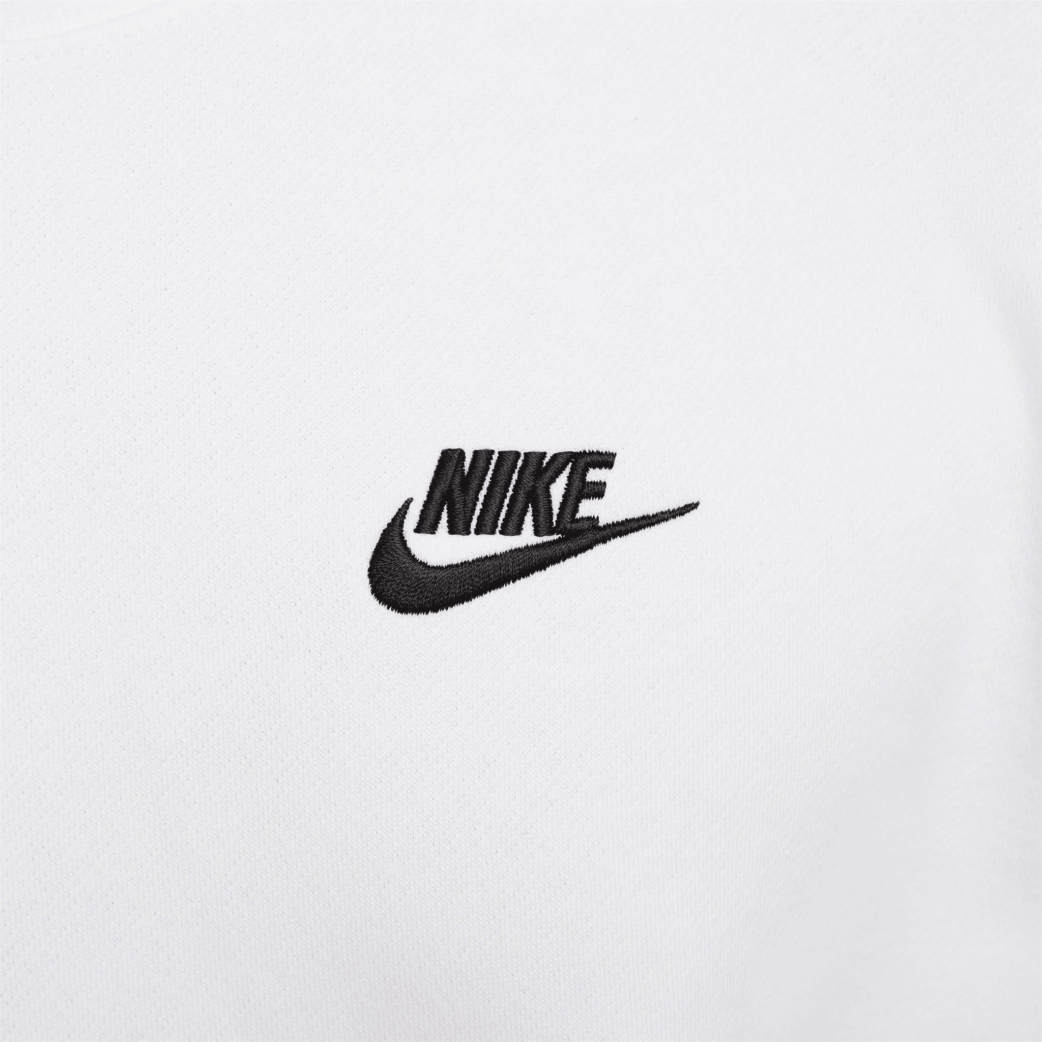 Nike Women's Sportswear Club Fleece Crewneck White / Black sold by JD Sports product image thumbnail 4